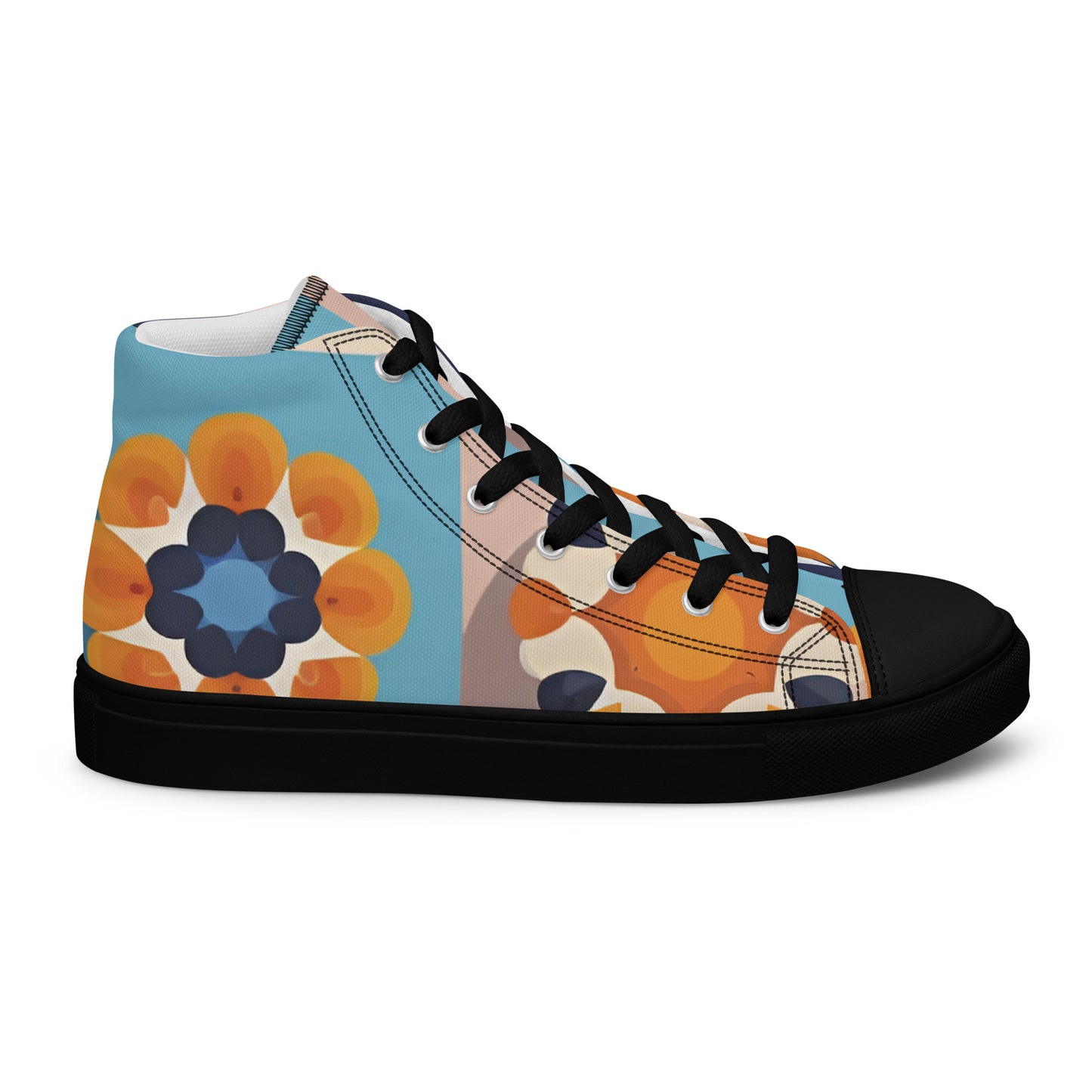 Men’s high top canvas shoes