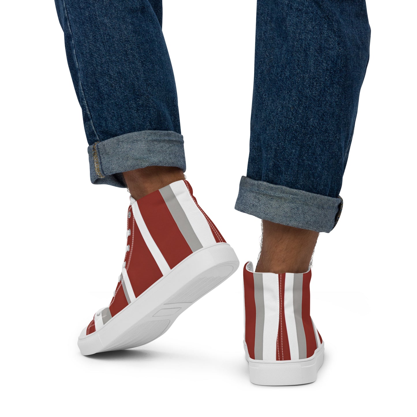 Men’s high top canvas shoes