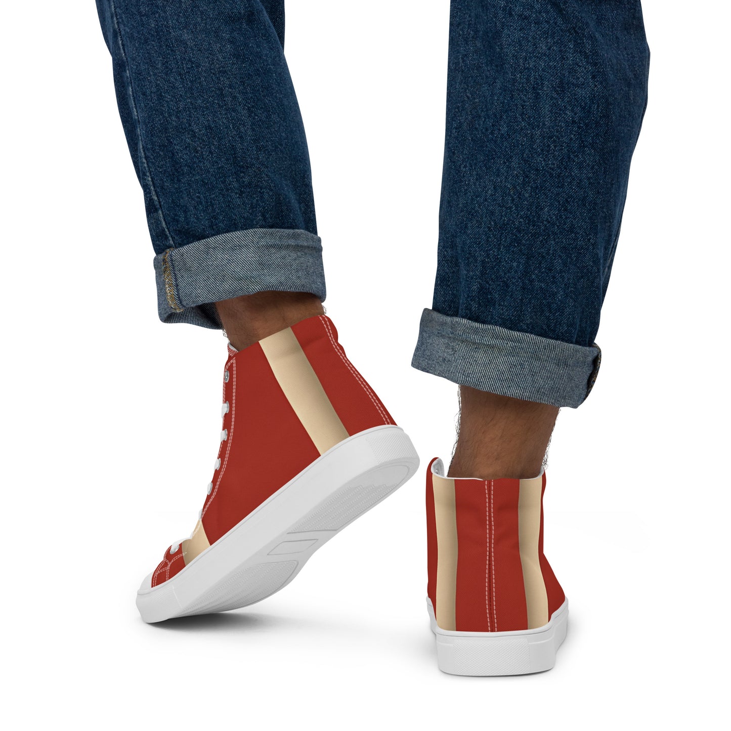 Men’s high top canvas shoes