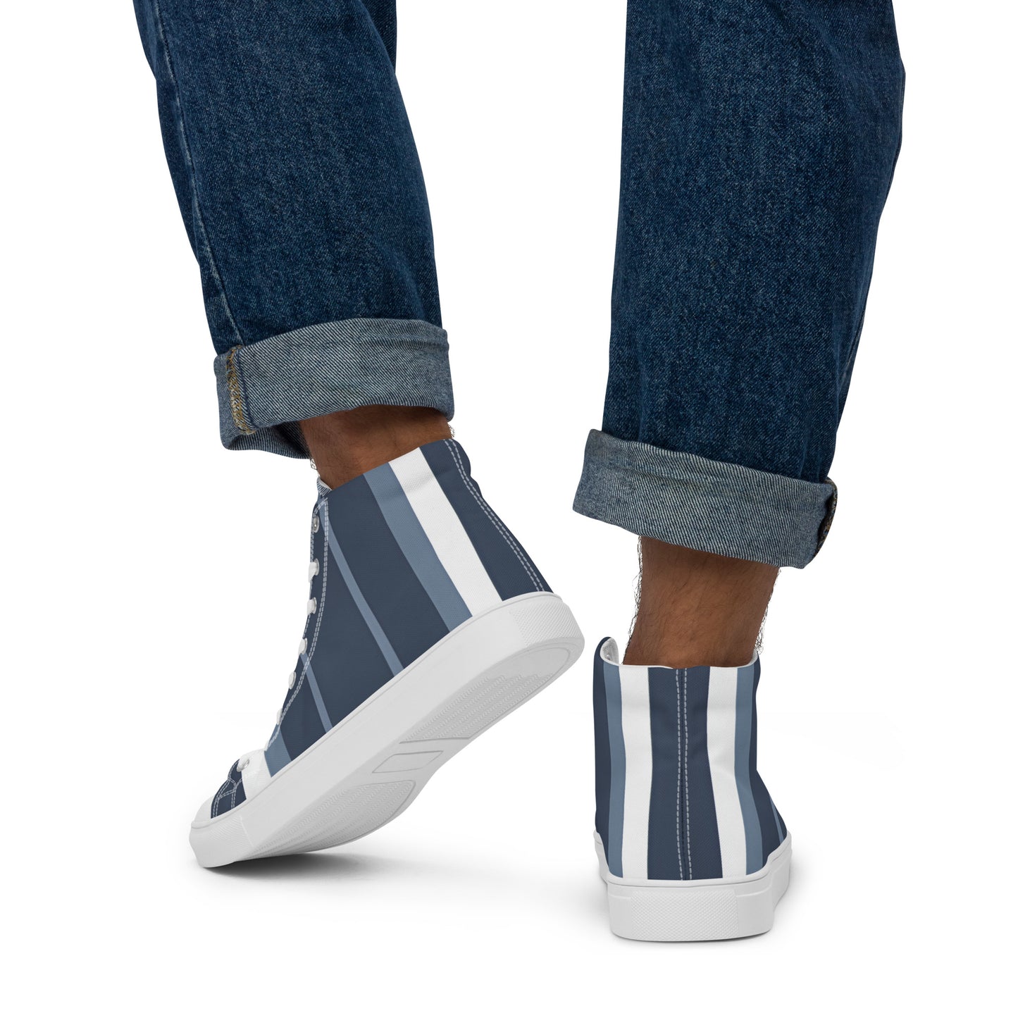 Men’s high top canvas shoes