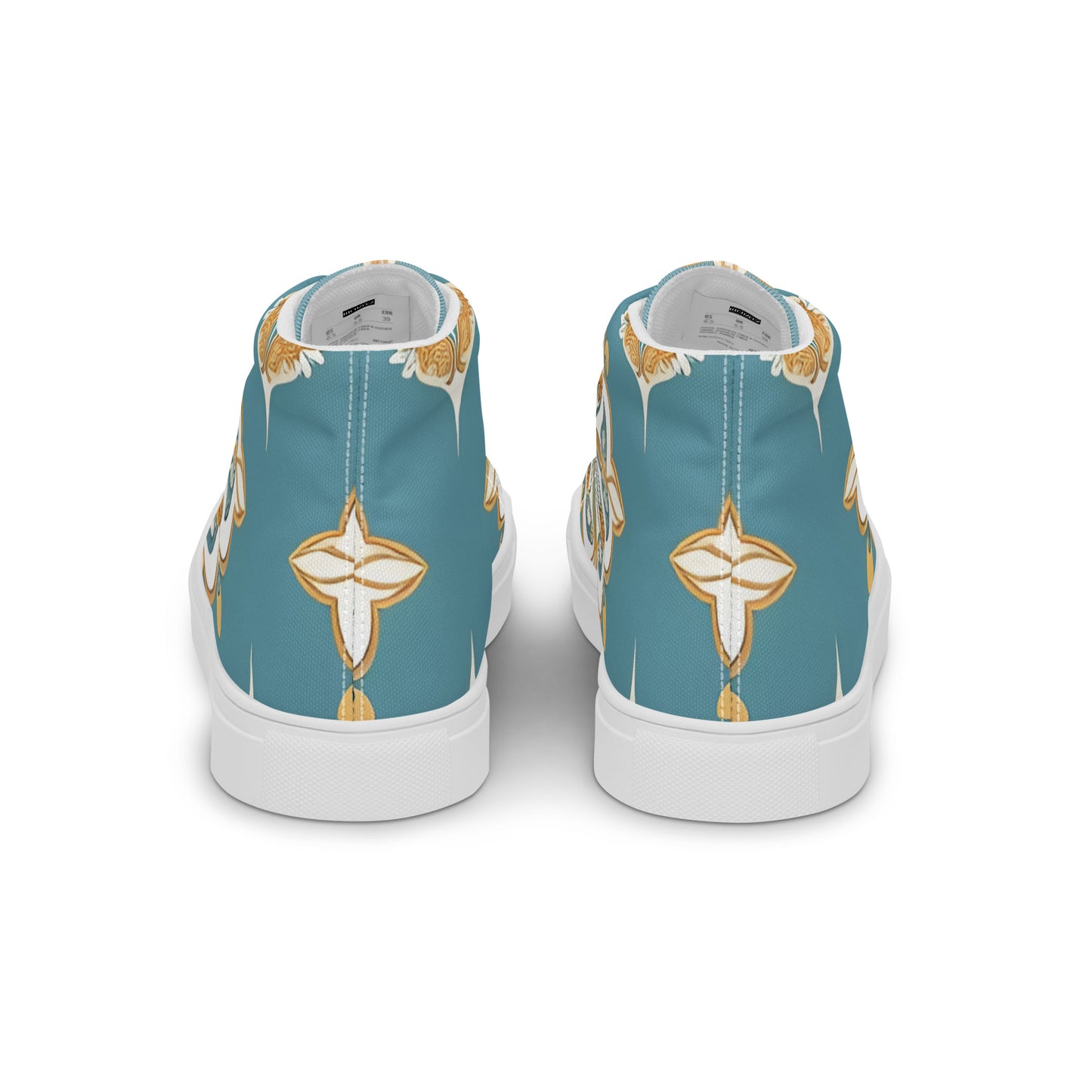 Men’s high top canvas shoes