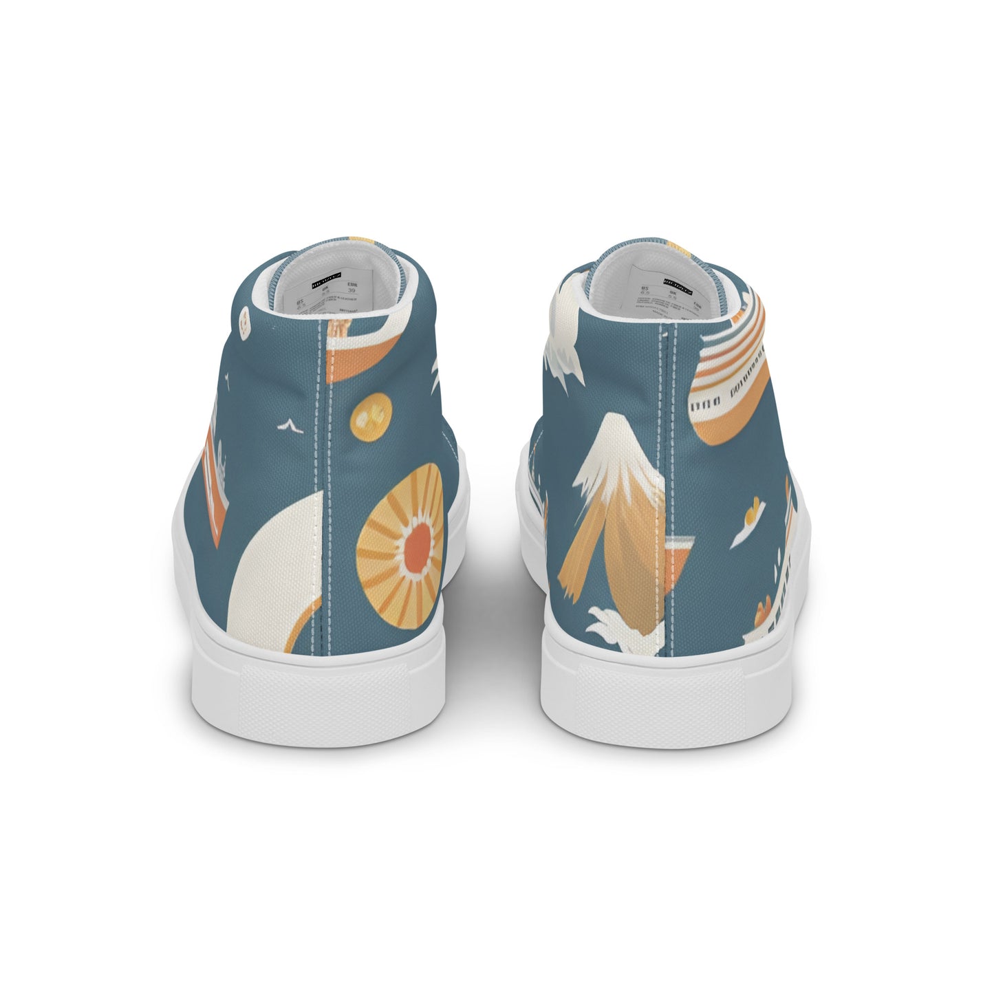 Men’s high top canvas shoes