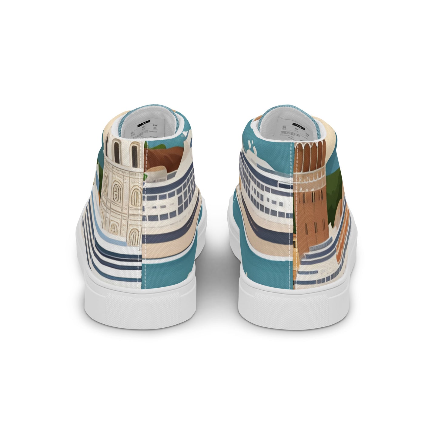 Men’s high top canvas shoes