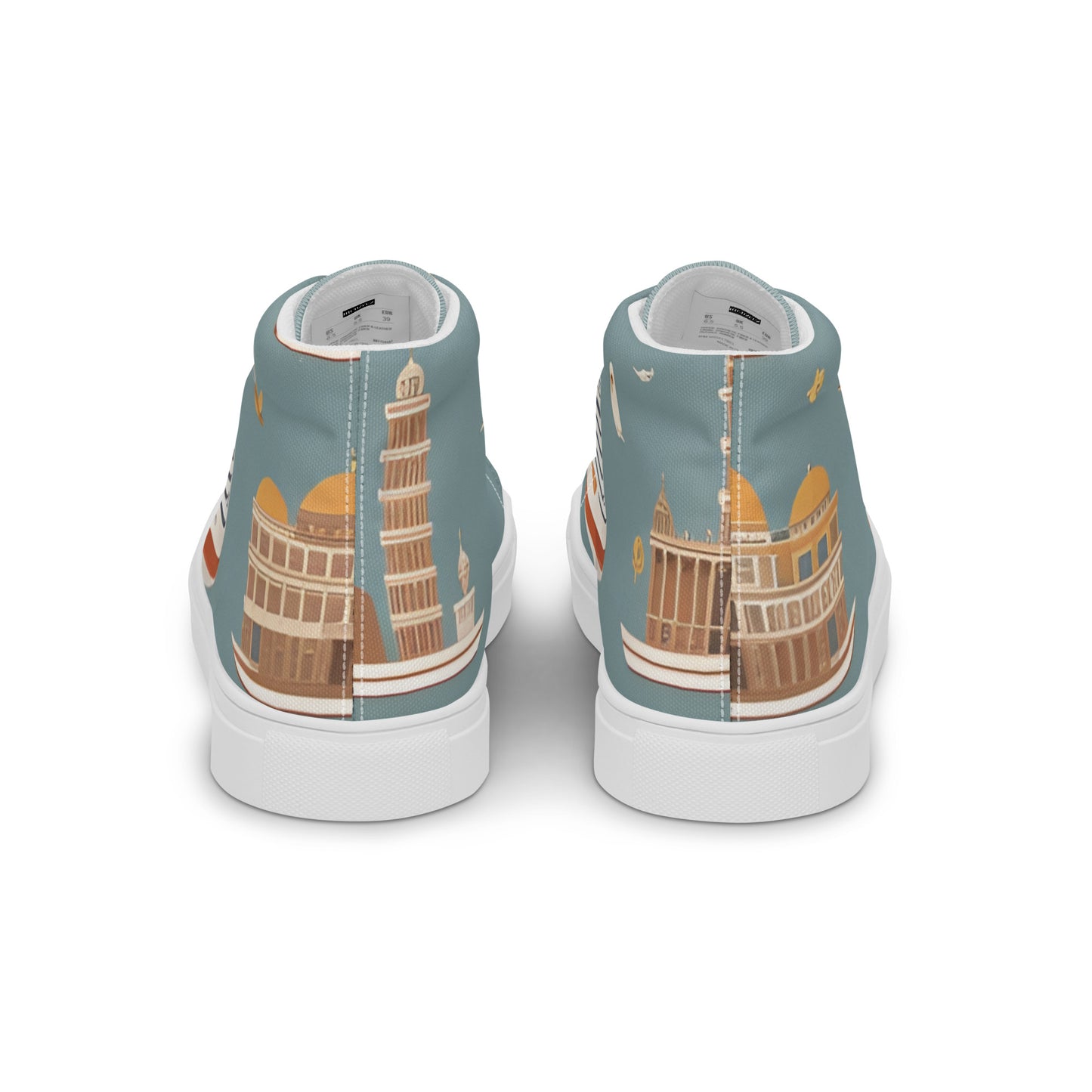 Men’s high top canvas shoes