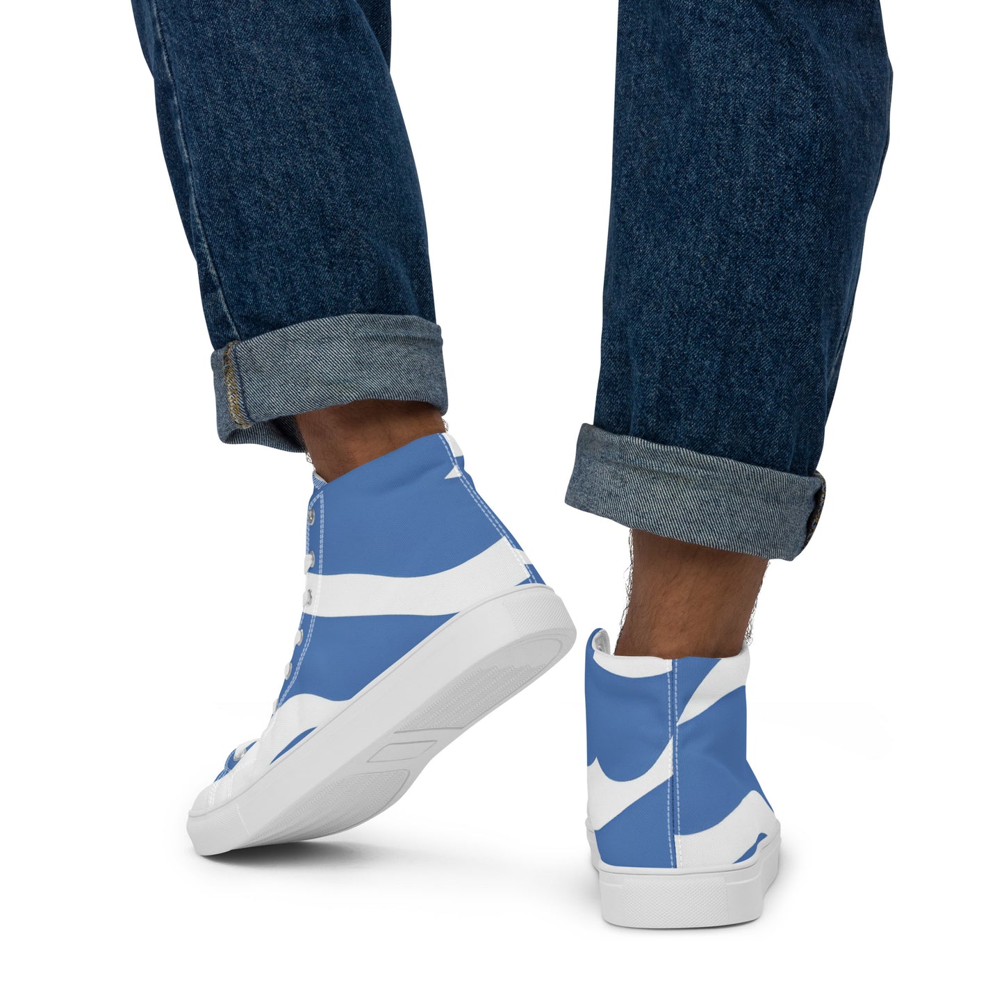 Men’s high top canvas shoes