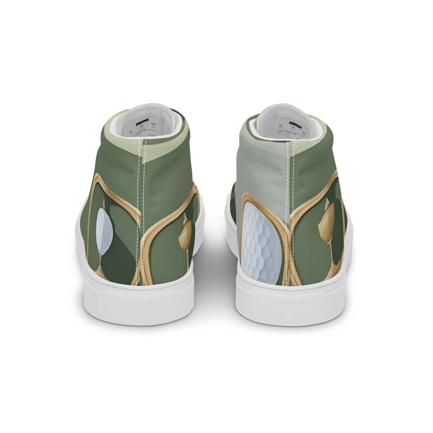 Men’s high top canvas shoes