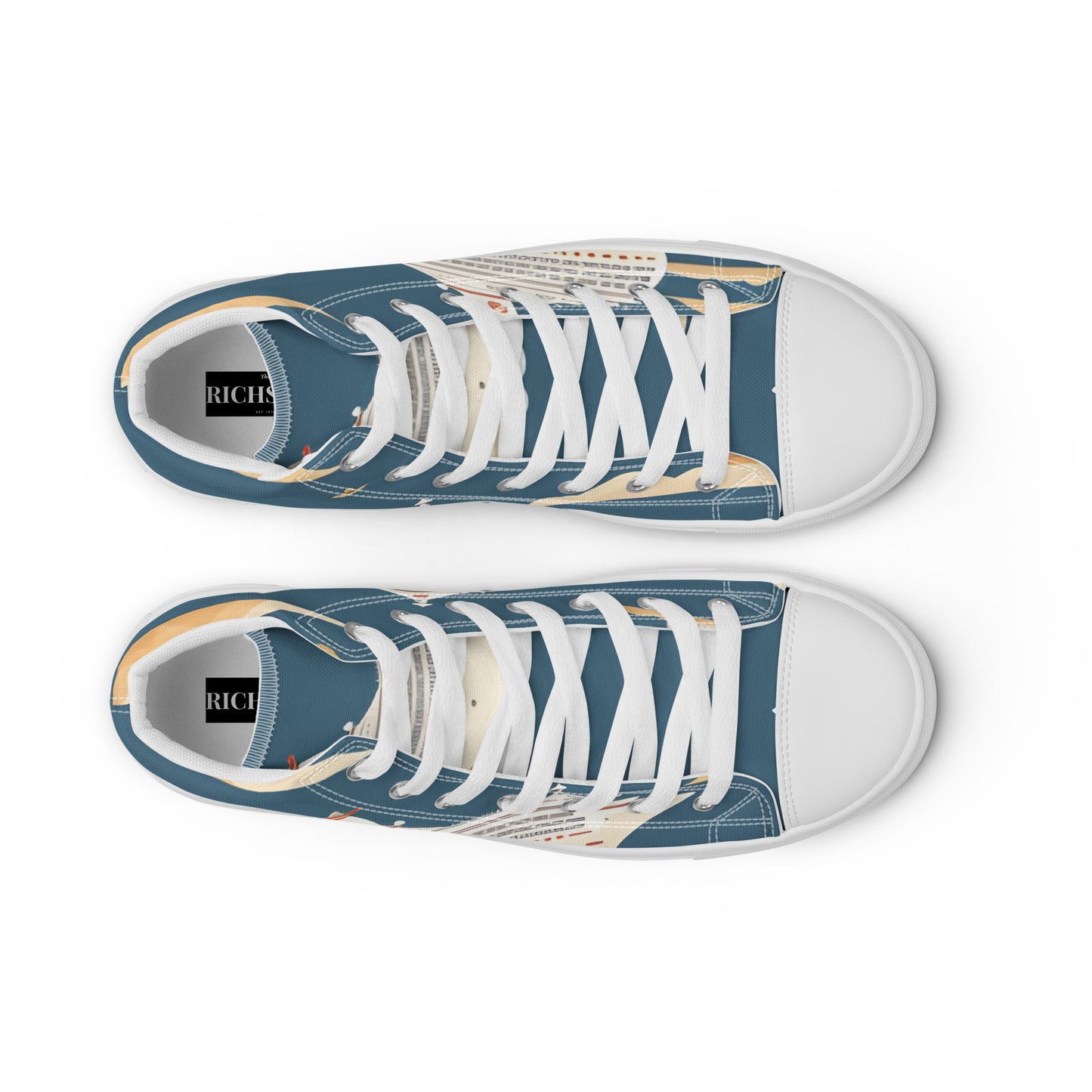 Men’s high top canvas shoes