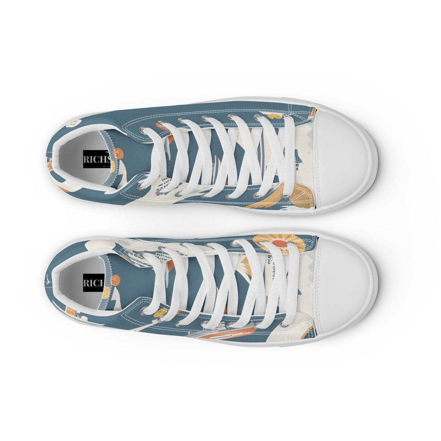 Men’s high top canvas shoes