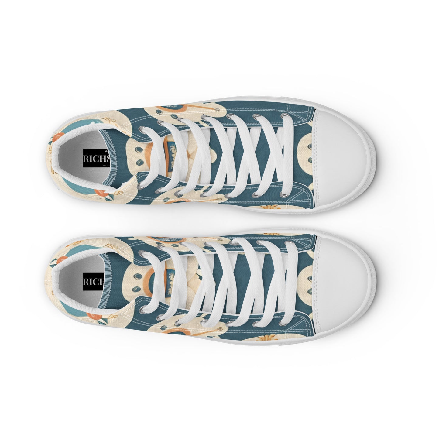 Men’s high top canvas shoes