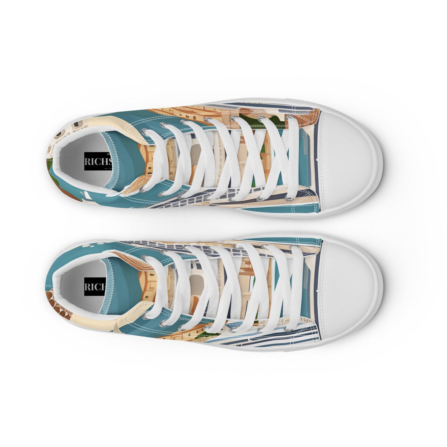 Men’s high top canvas shoes