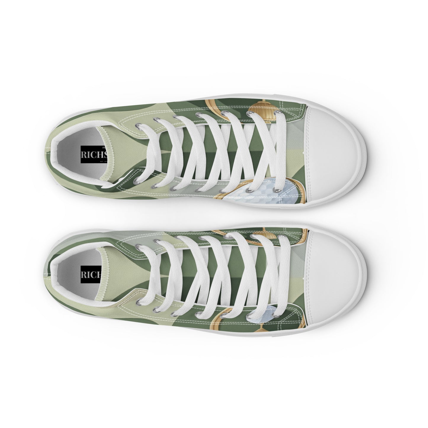 Men’s high top canvas shoes