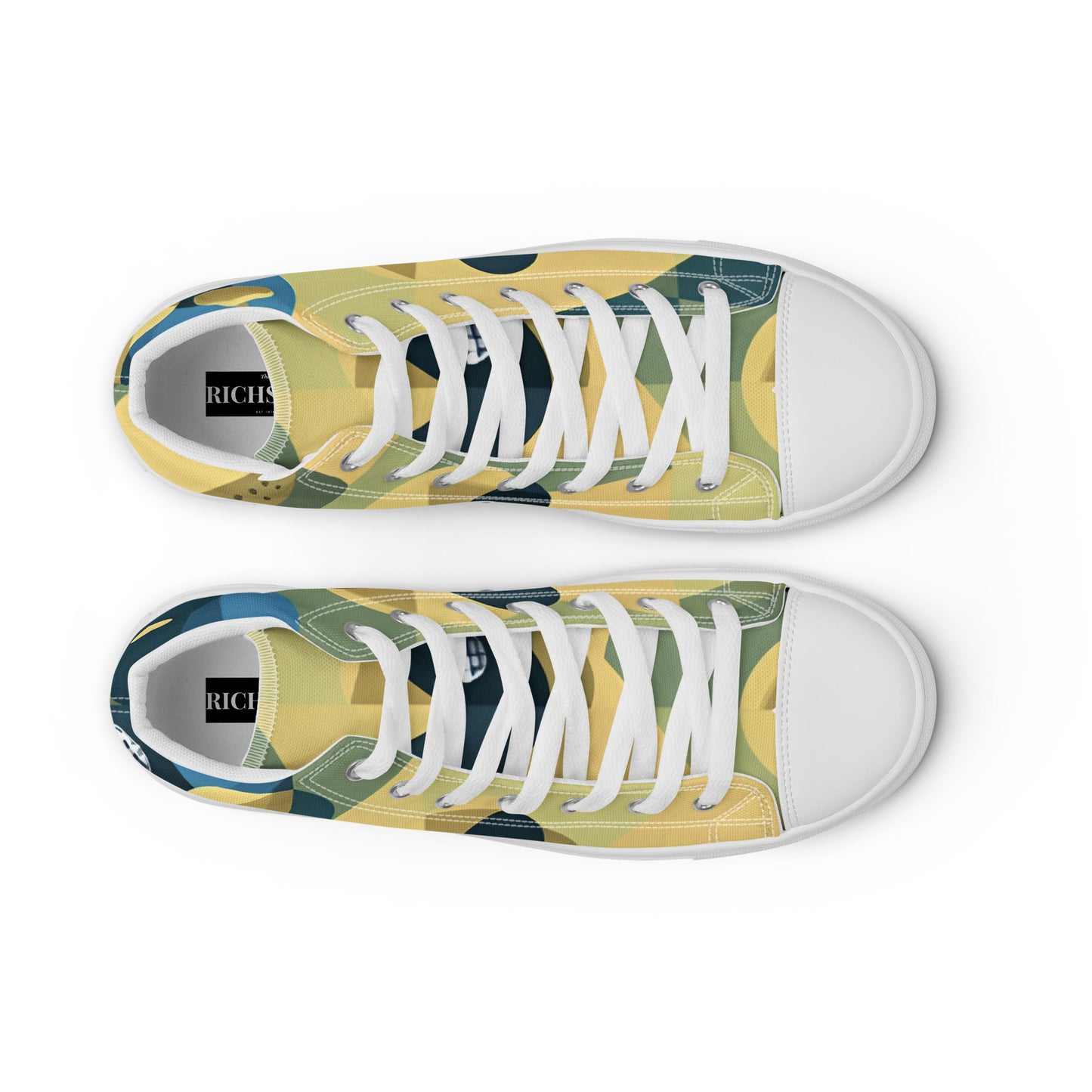 Men’s high top canvas shoes