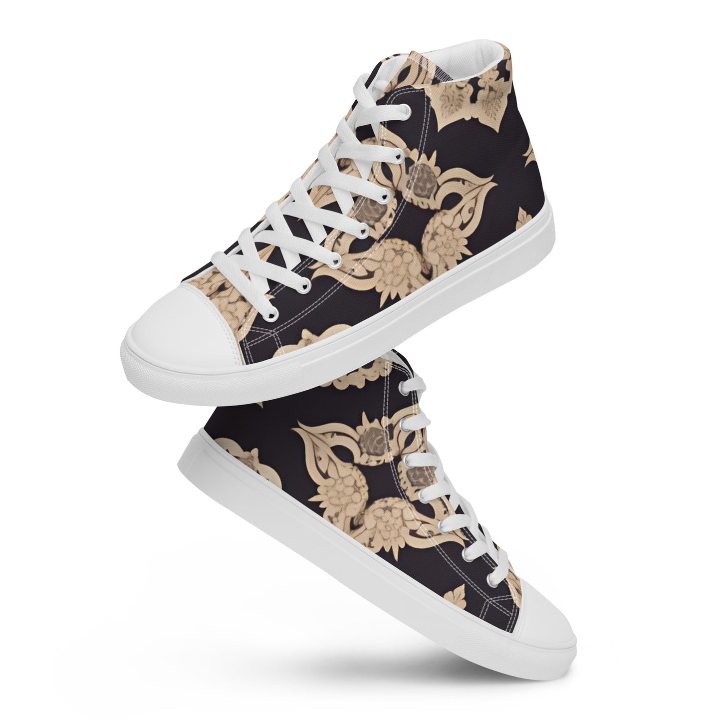 Men’s high top canvas shoes