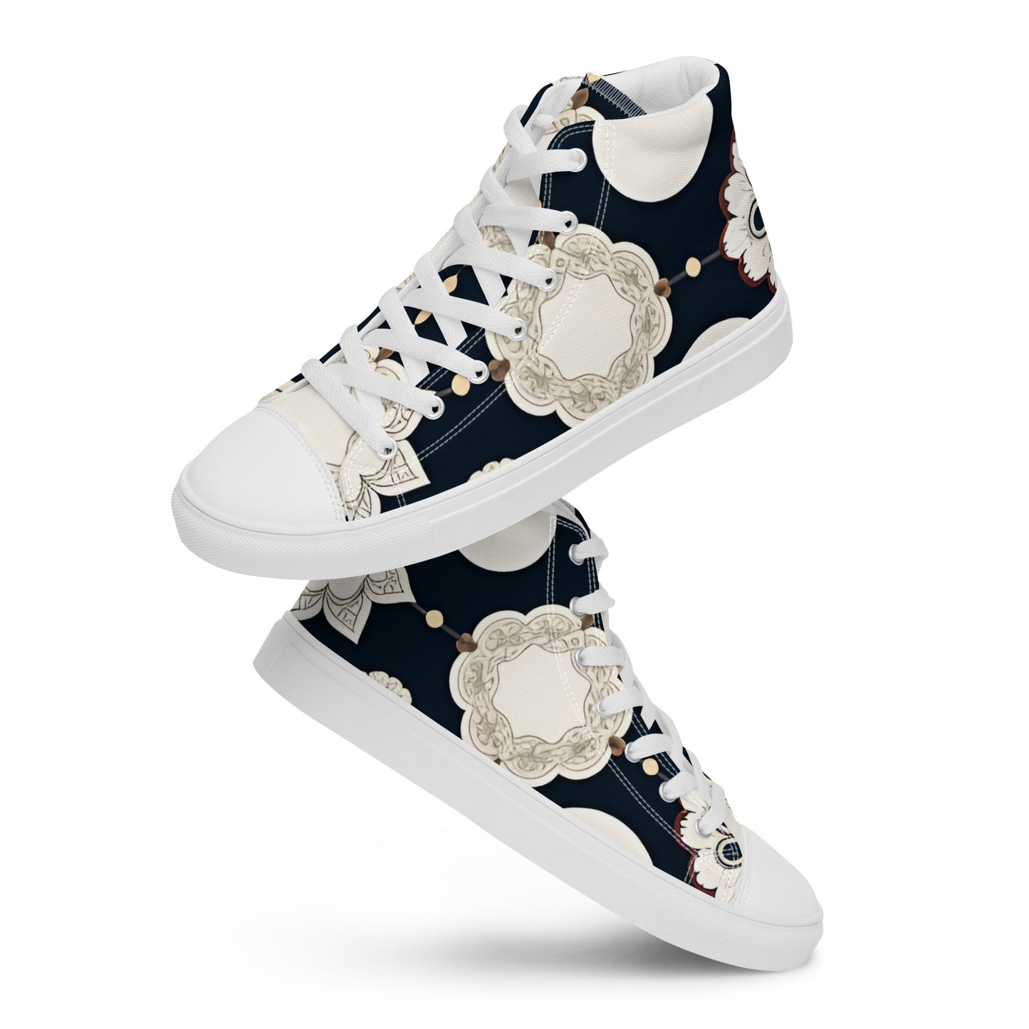 Men’s high top canvas shoes