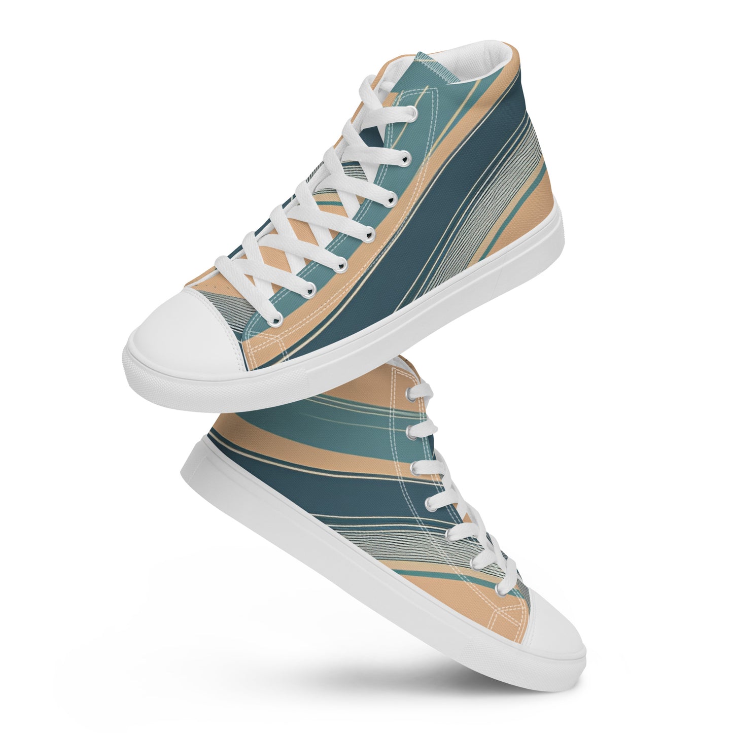 Men’s high top canvas shoes