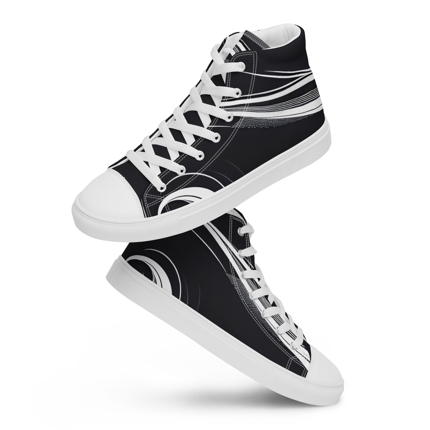 Men’s high top canvas shoes