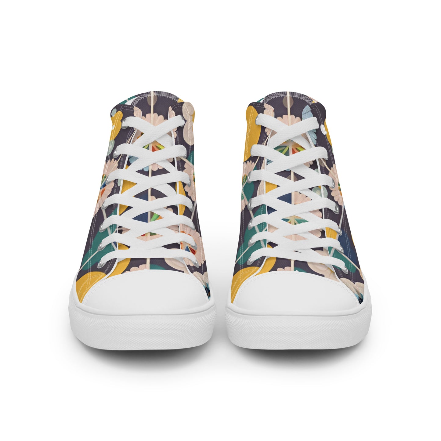 Men’s high top canvas shoes