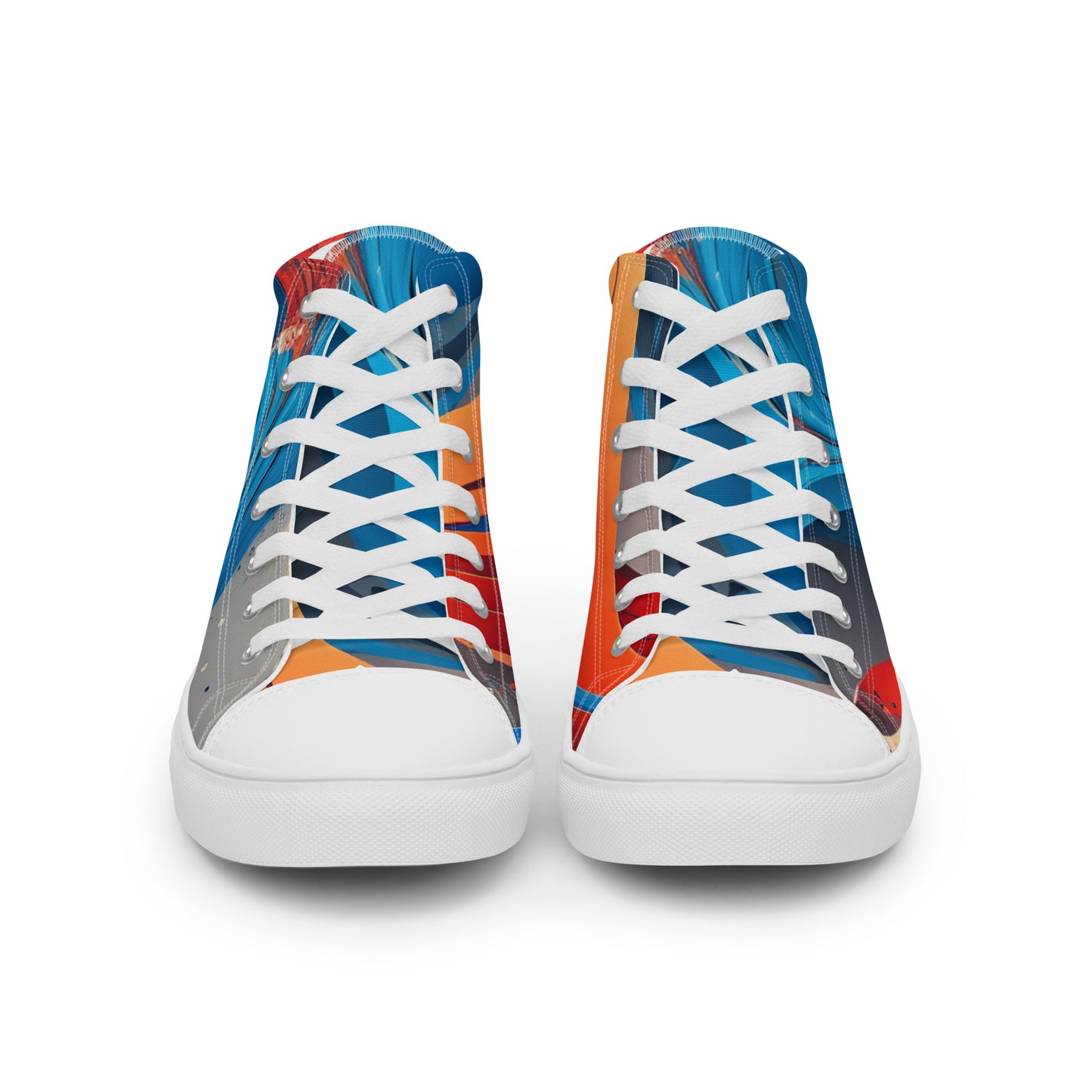 Men’s high top canvas shoes