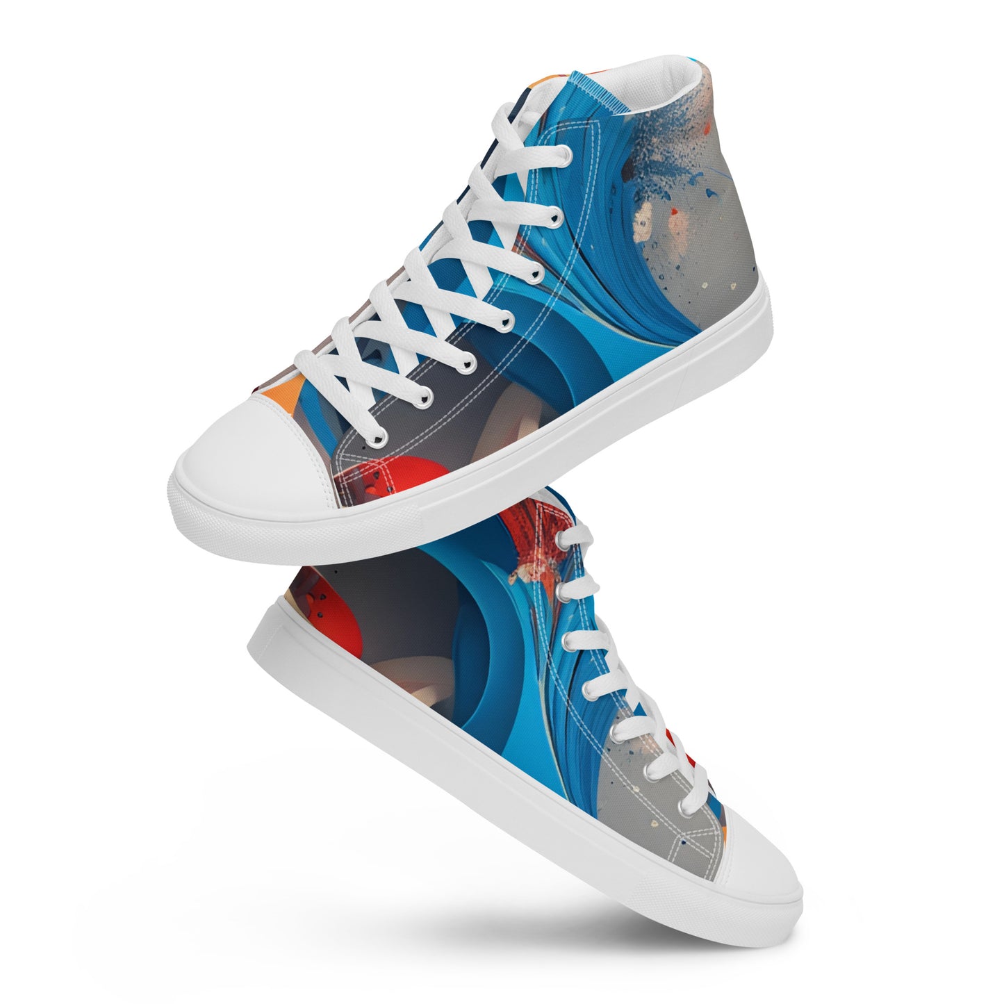 Men’s high top canvas shoes