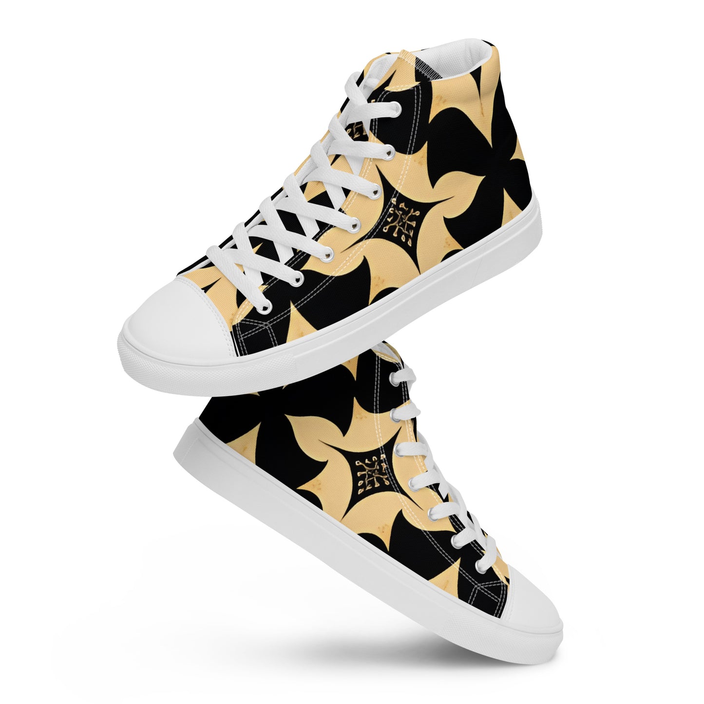 Men’s high top canvas shoes