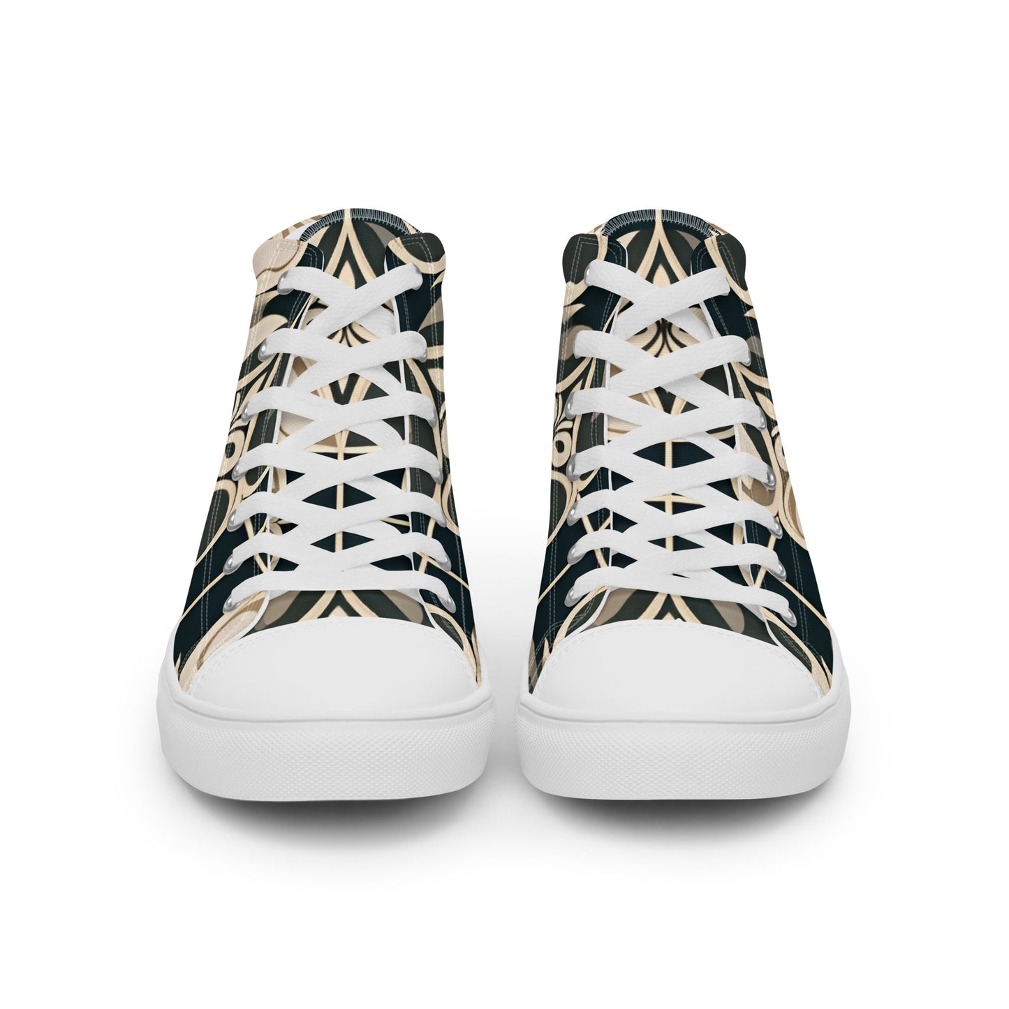 Men’s high top canvas shoes