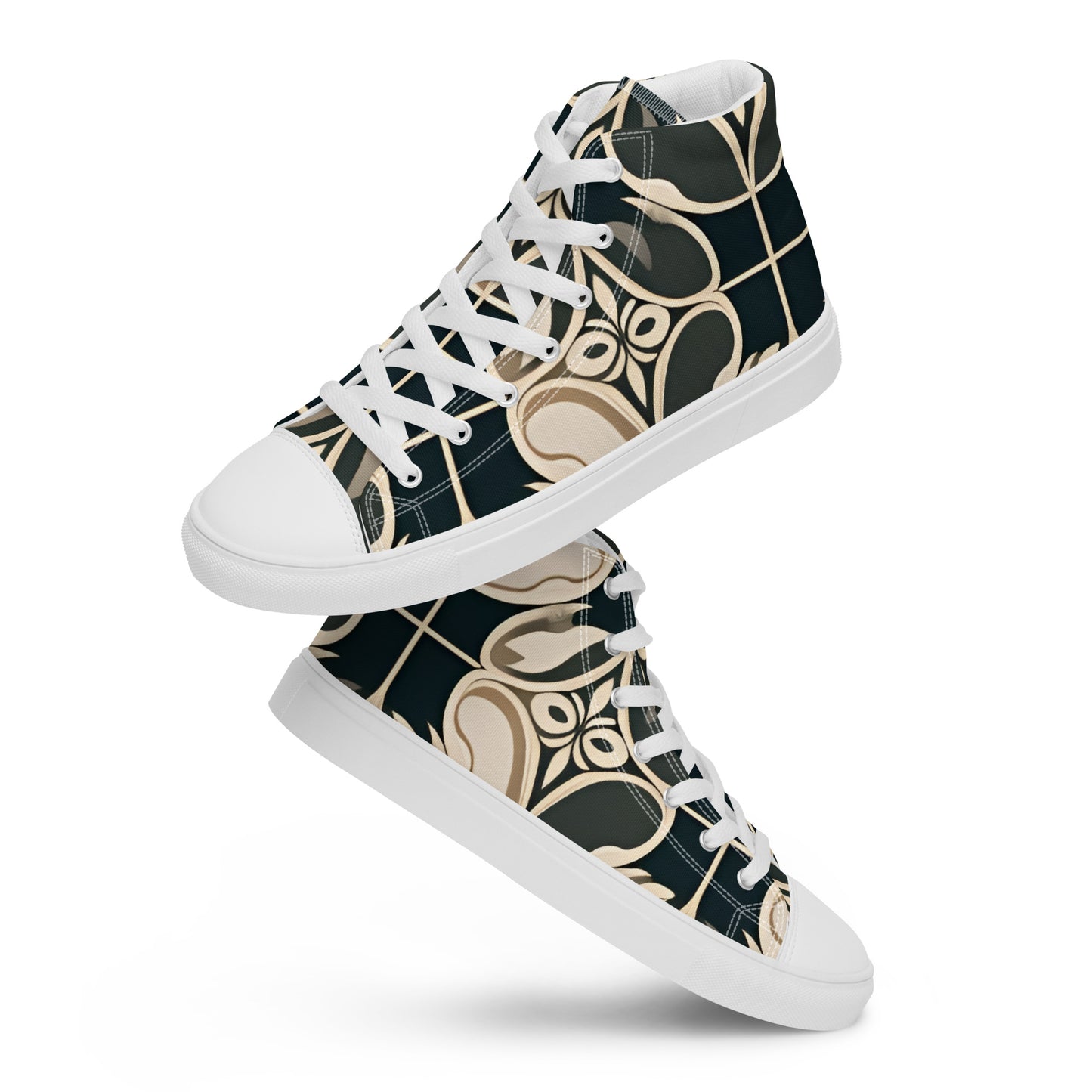 Men’s high top canvas shoes