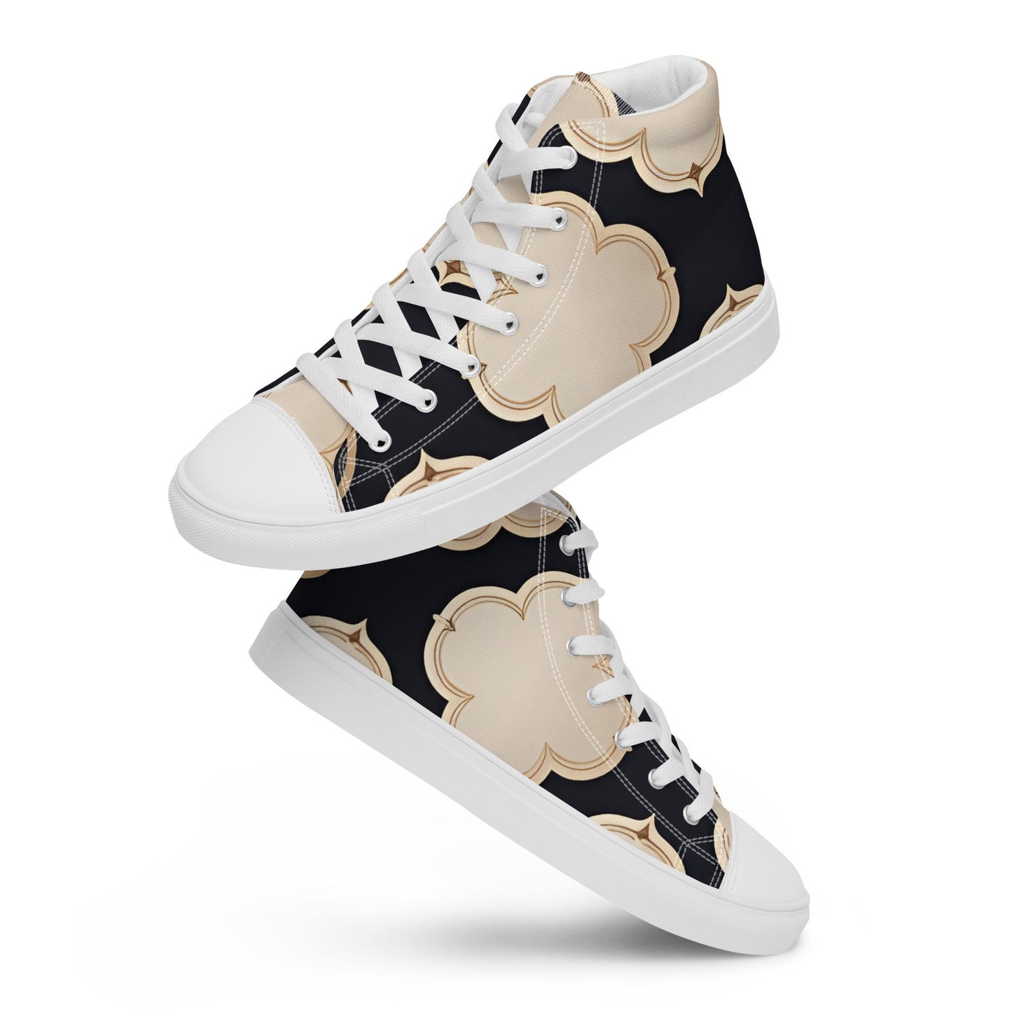 Men’s high top canvas shoes