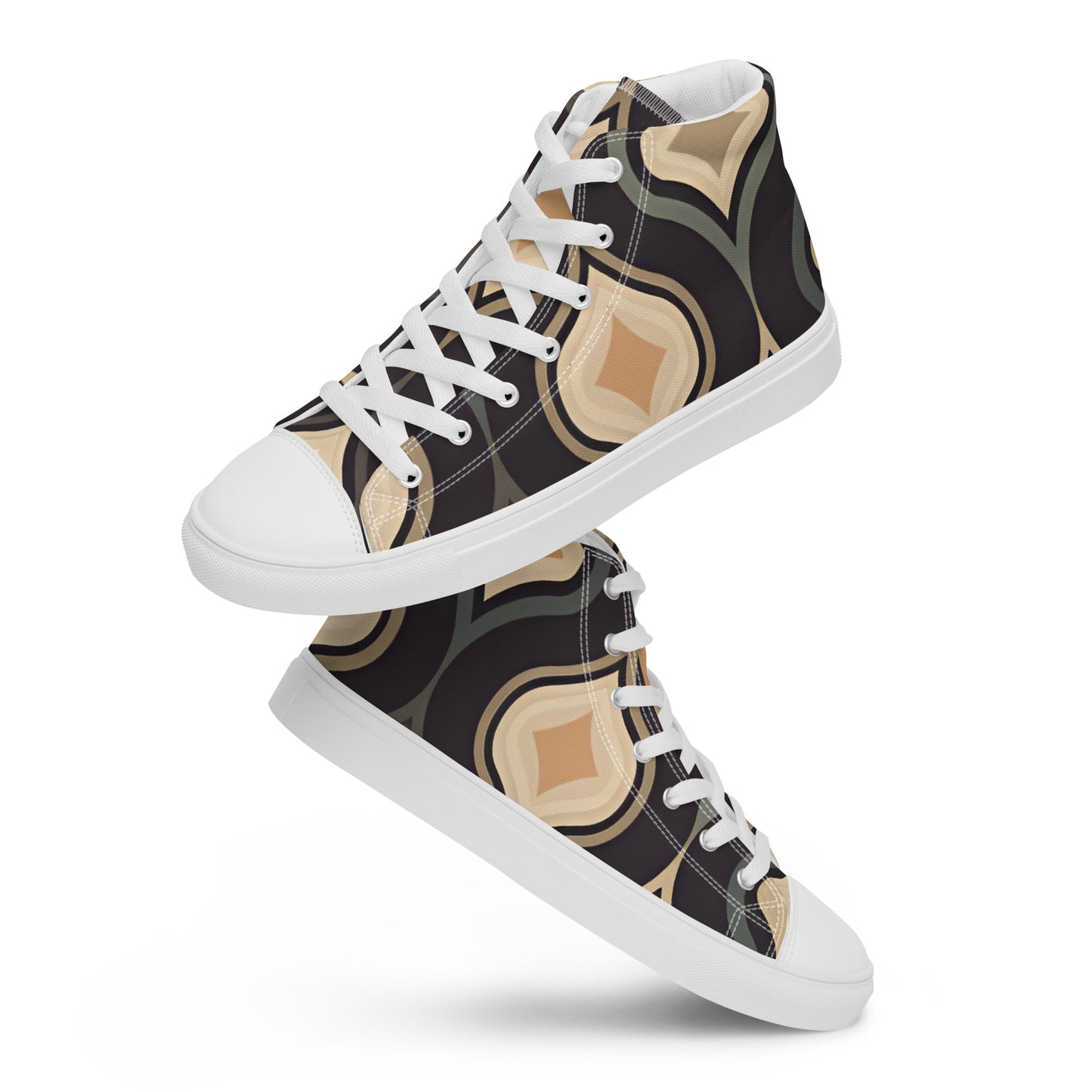 Men’s high top canvas shoes