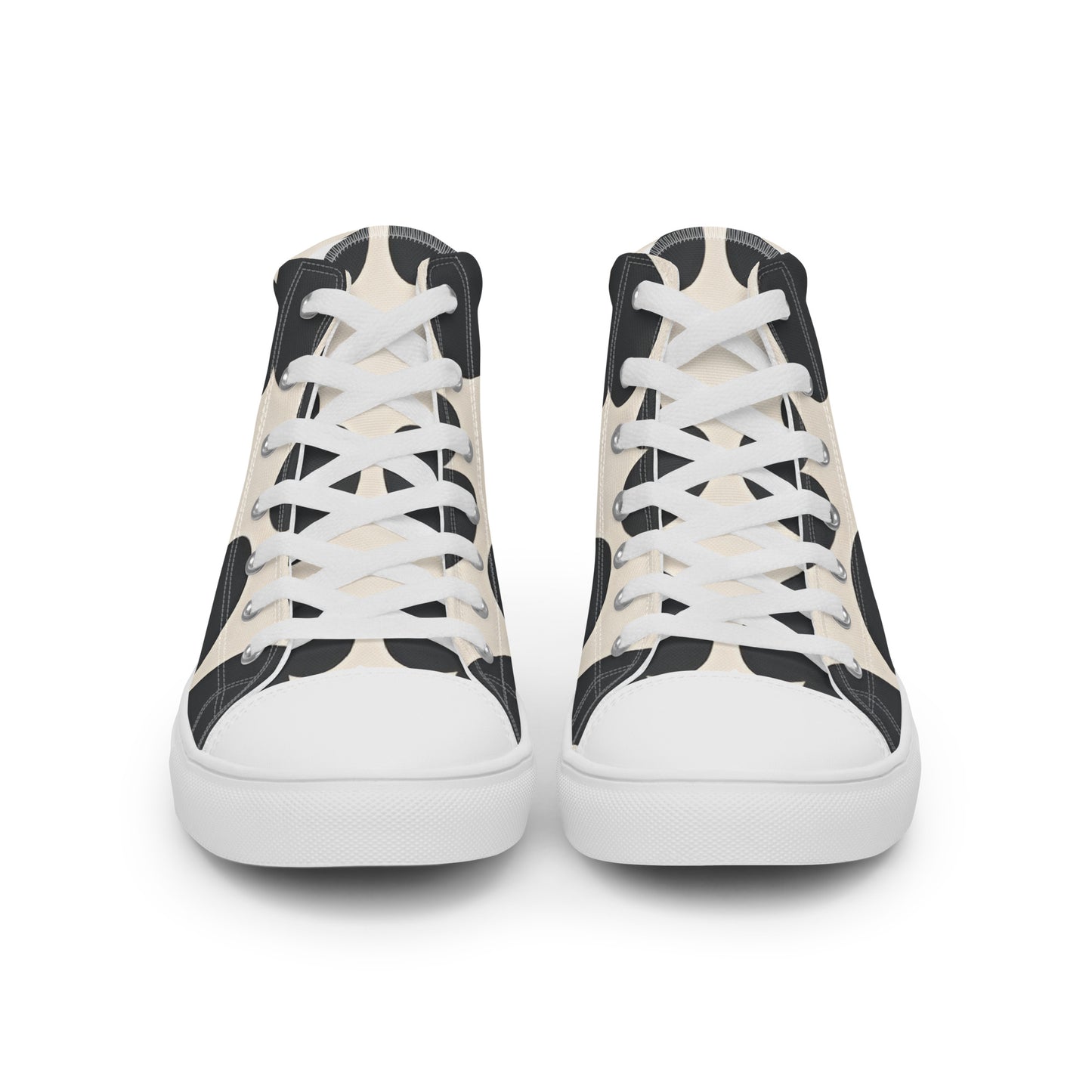 Men’s high top canvas shoes