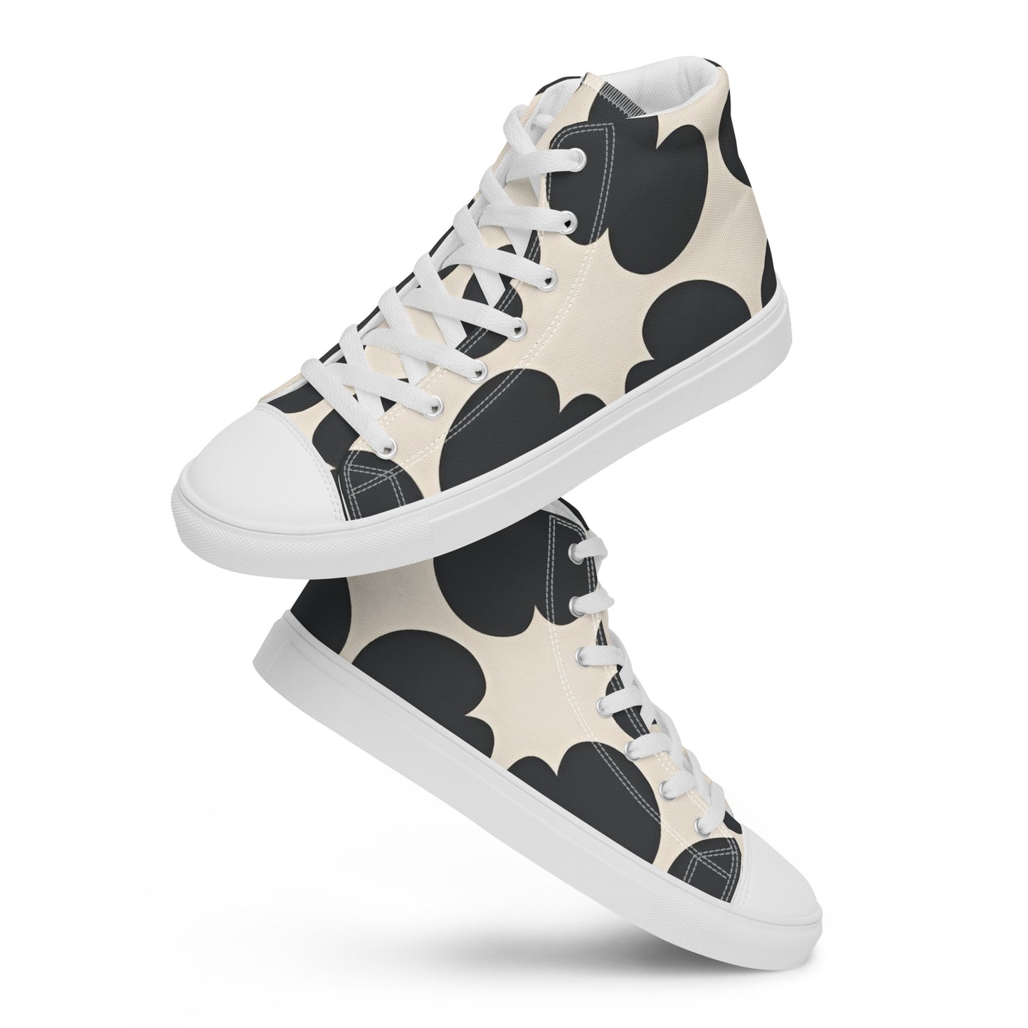 Men’s high top canvas shoes