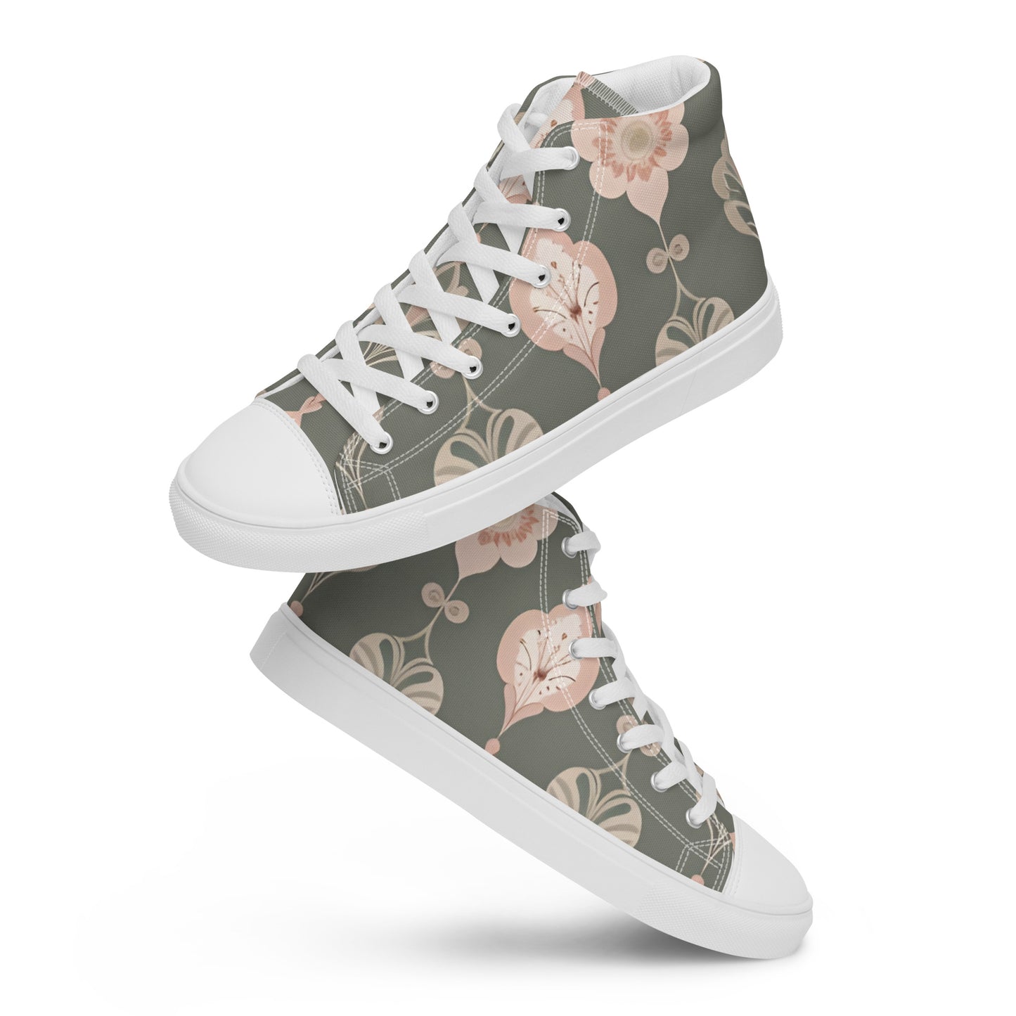 Men’s high top canvas shoes