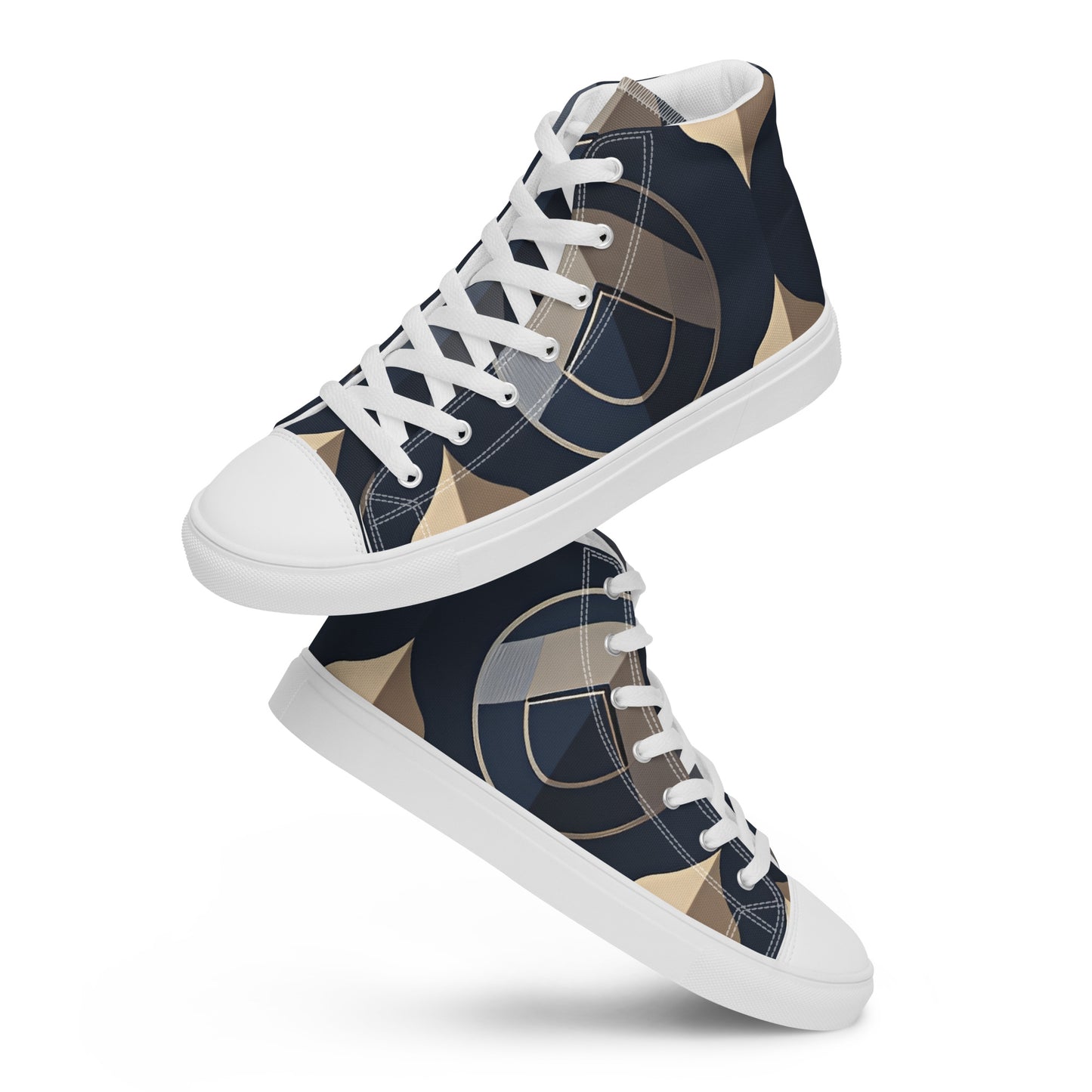 Men’s high top canvas shoes