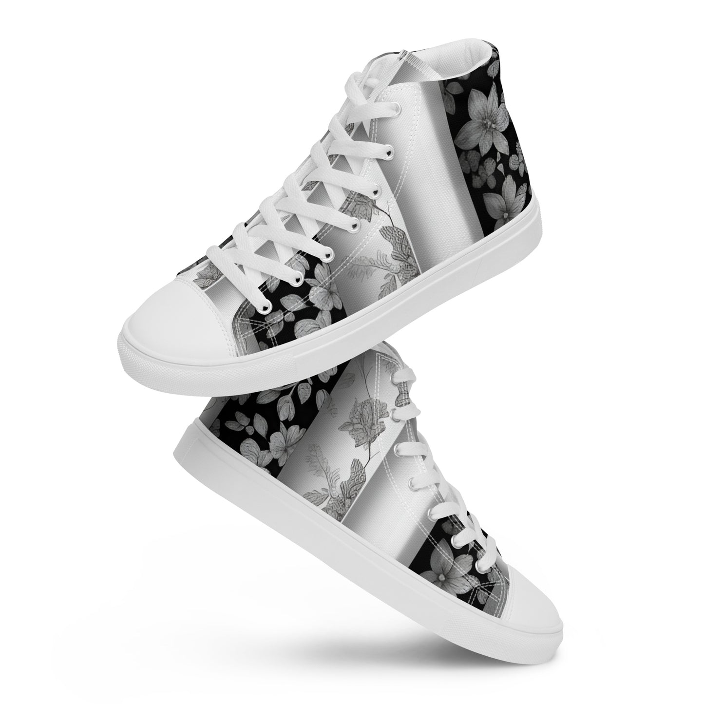 Men’s high top canvas shoes