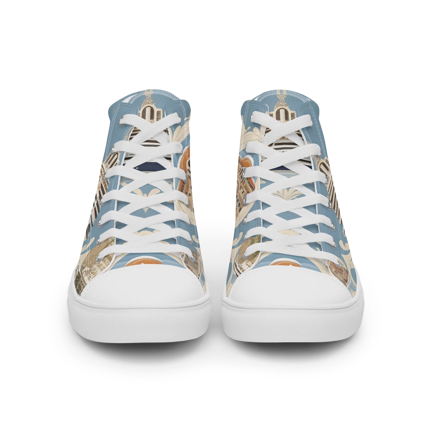 Men’s high top canvas shoes