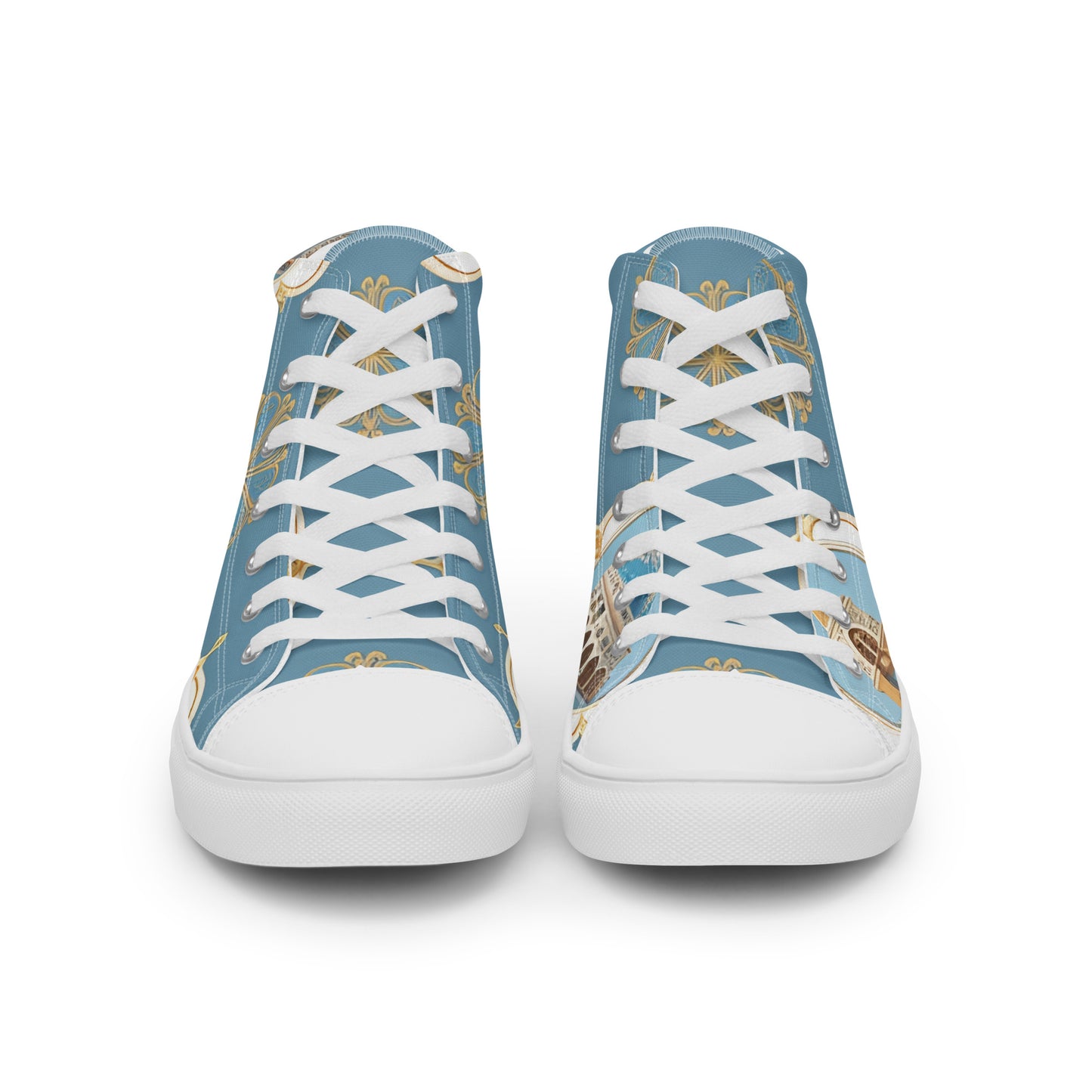 Men’s high top canvas shoes