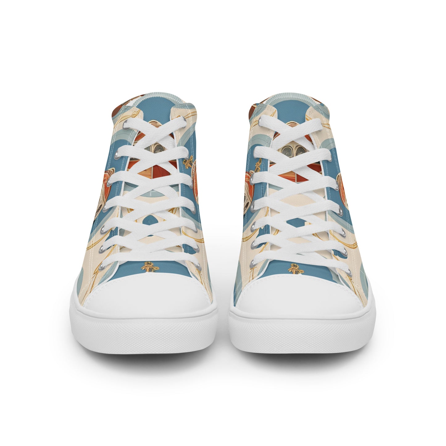 Men’s high top canvas shoes