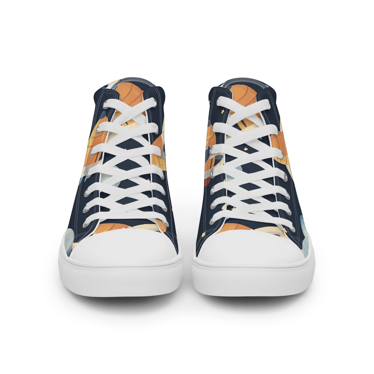 Men’s high top canvas shoes