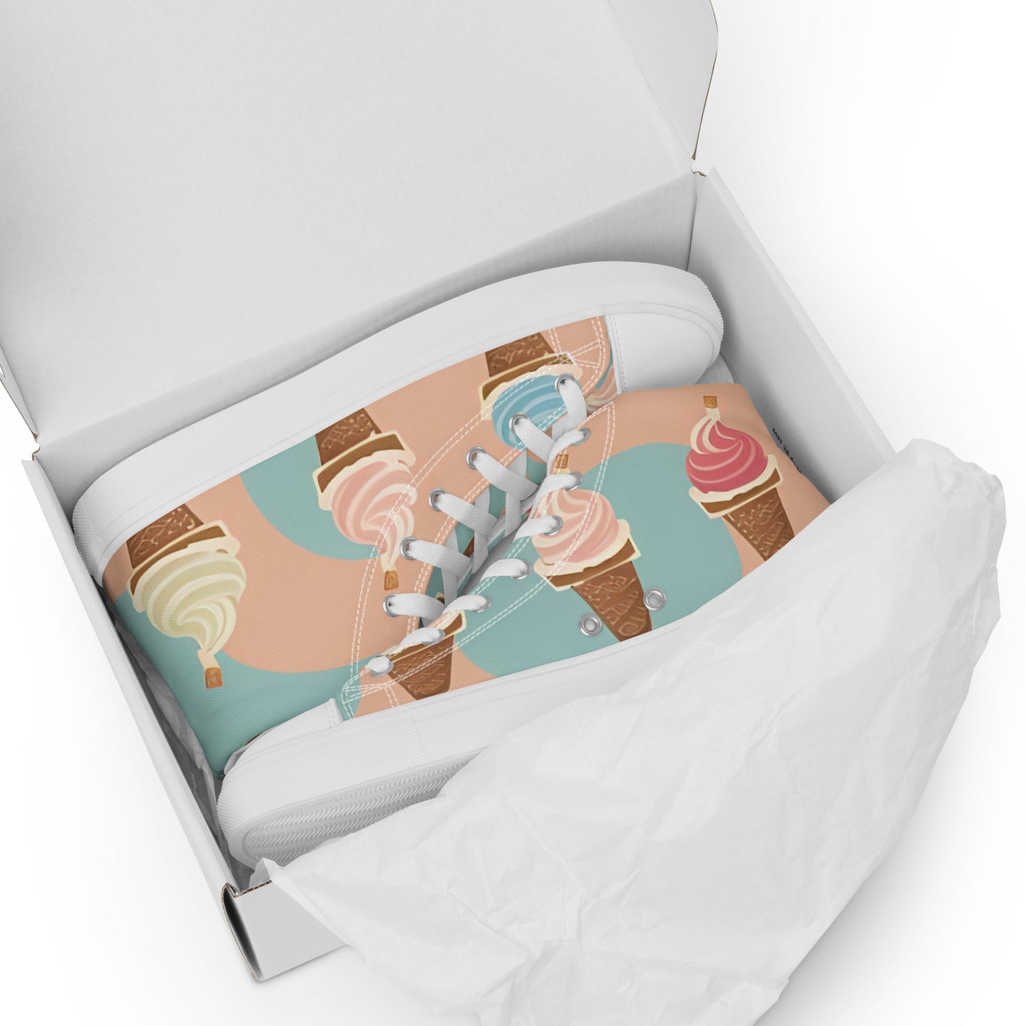 Men’s high top canvas shoes