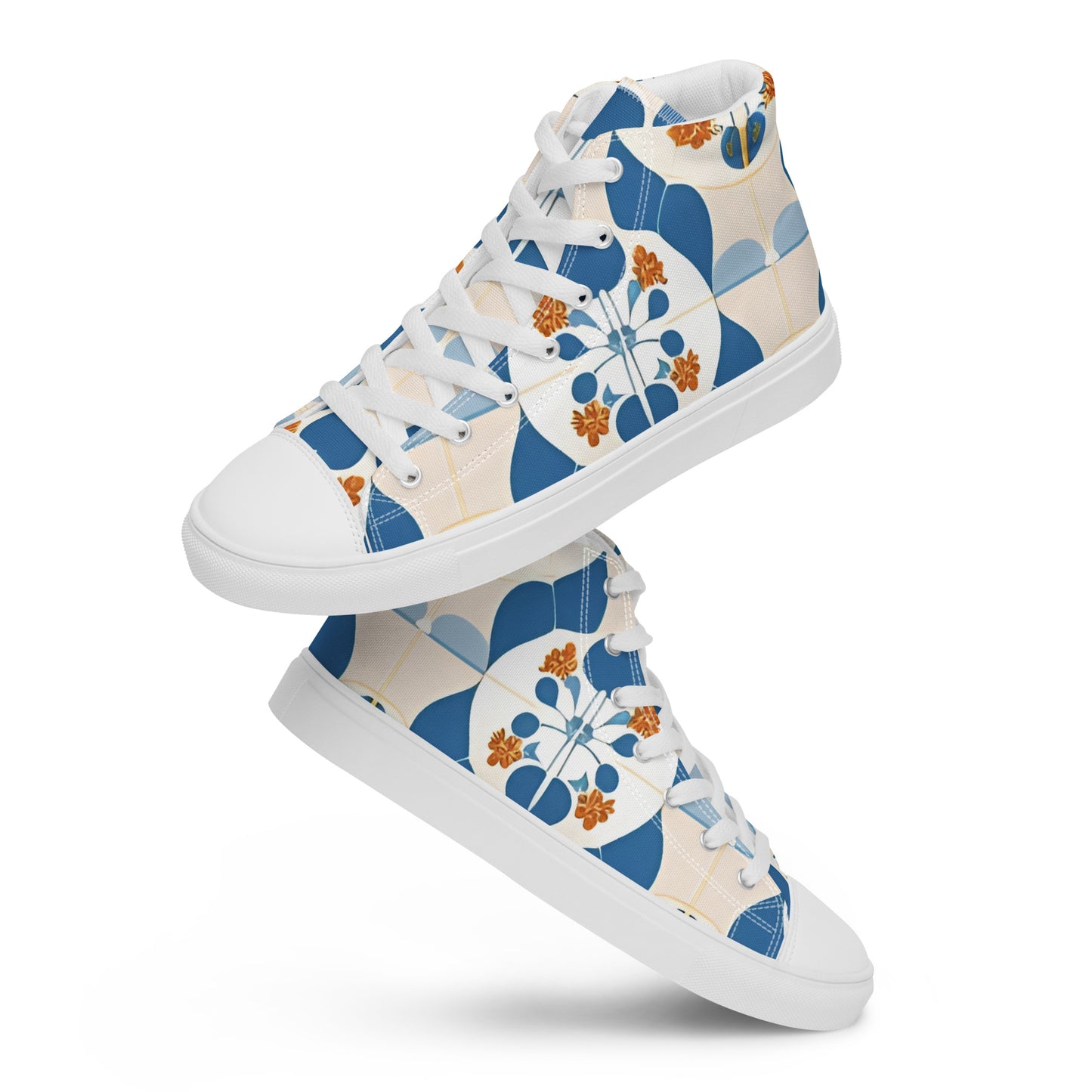 Men’s high top canvas shoes