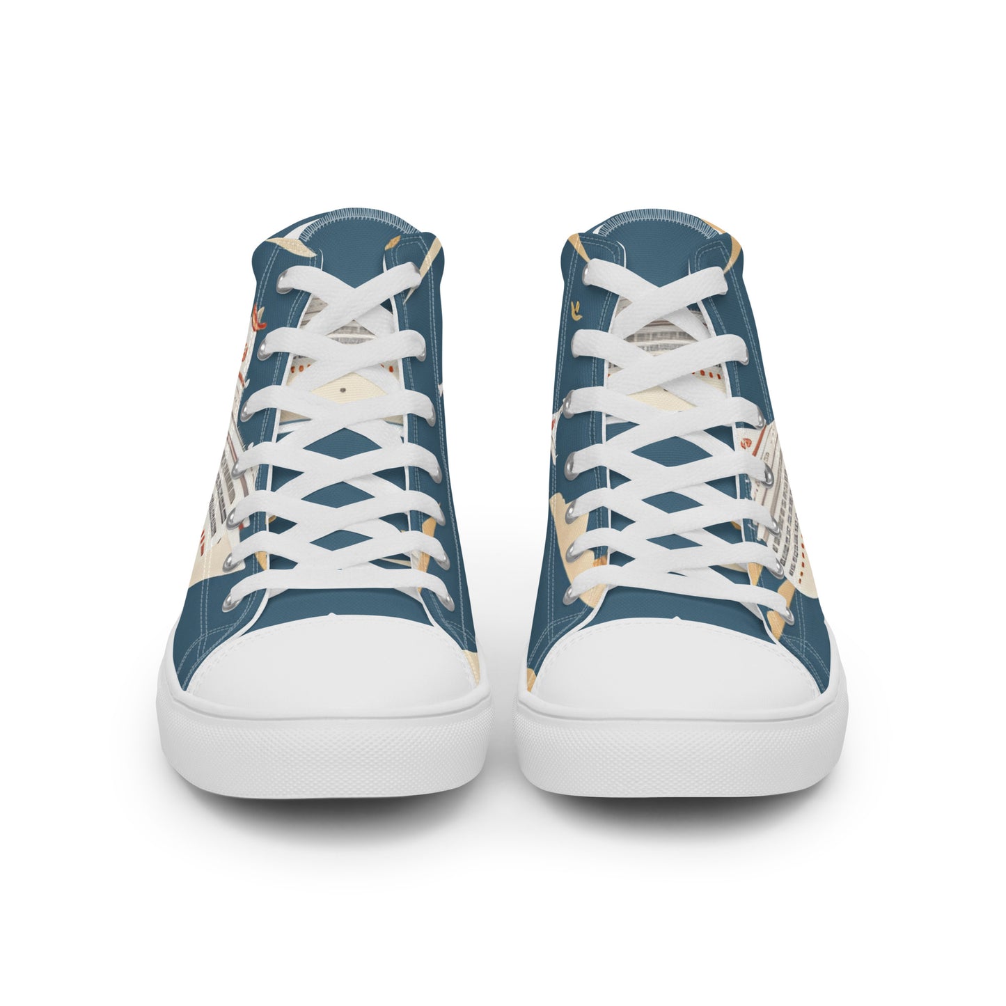 Men’s high top canvas shoes