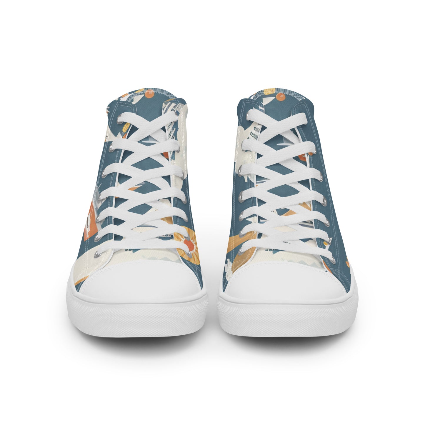 Men’s high top canvas shoes
