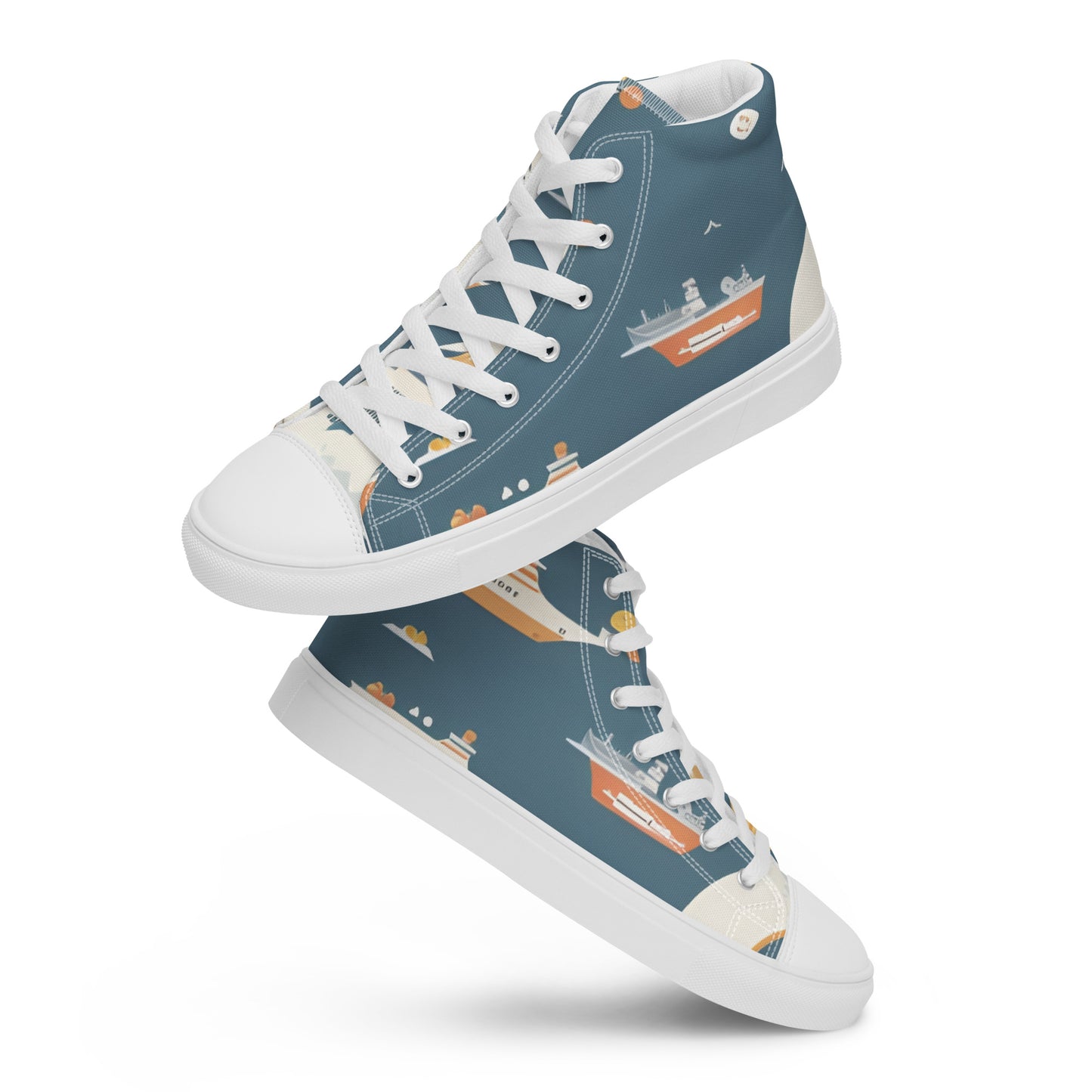 Men’s high top canvas shoes