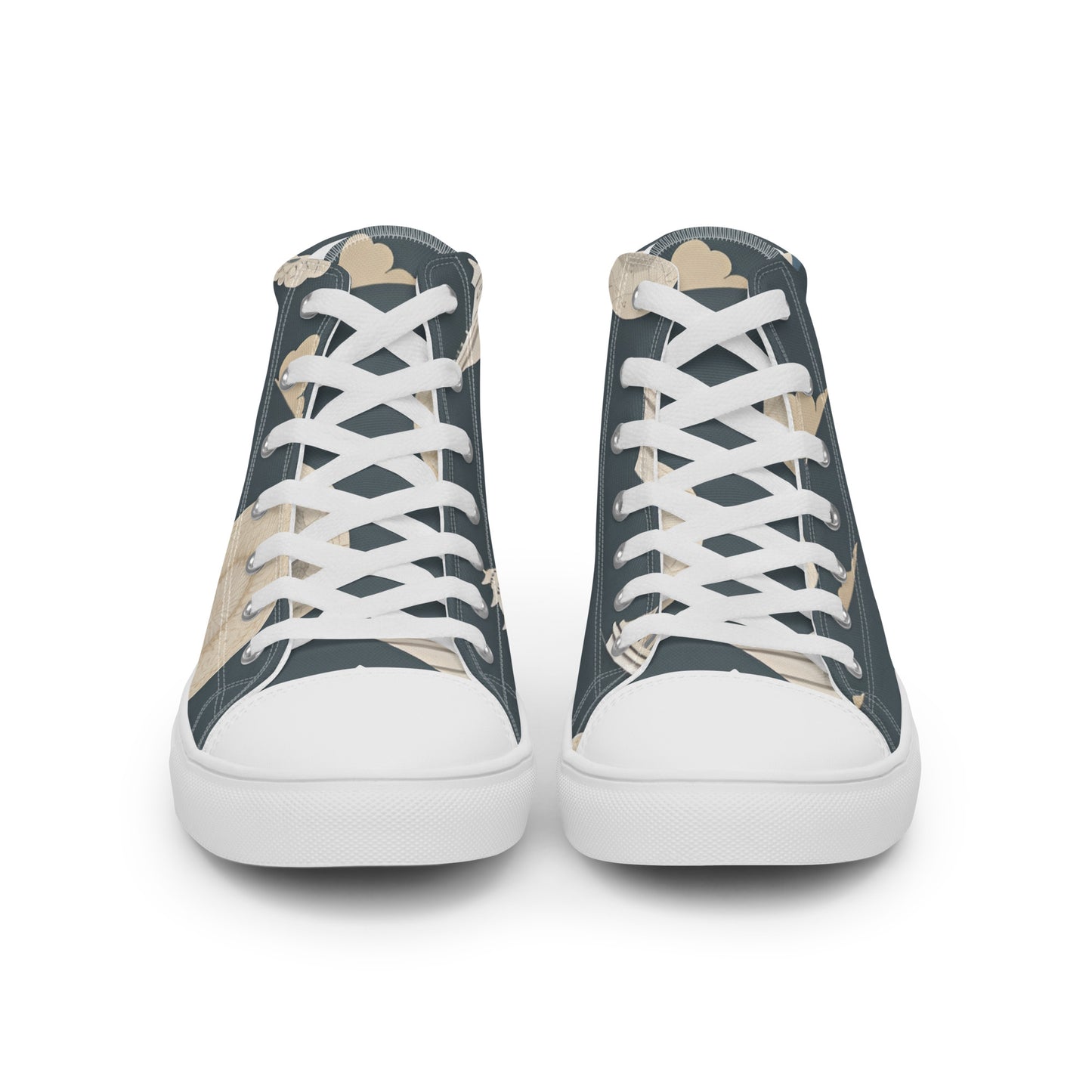 Men’s high top canvas shoes