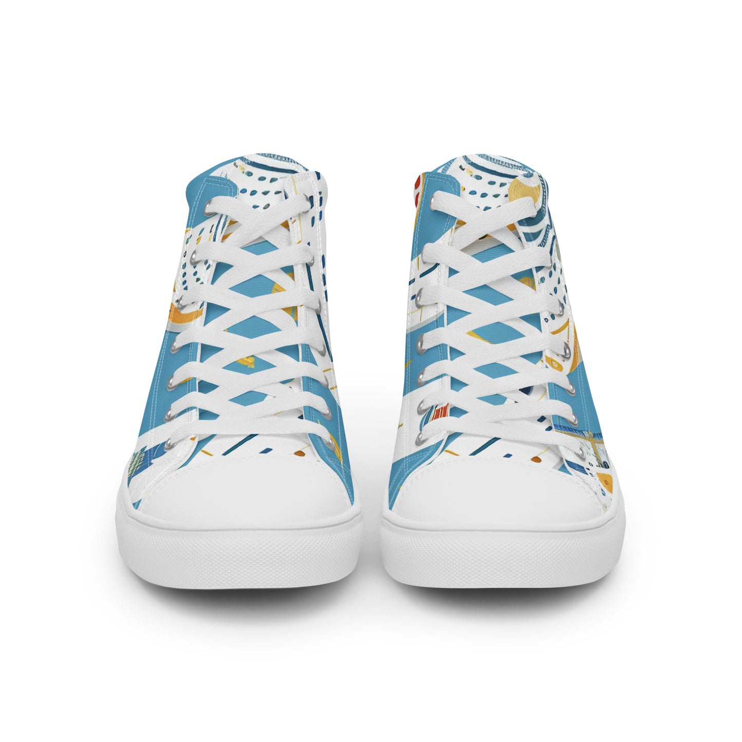 Men’s high top canvas shoes