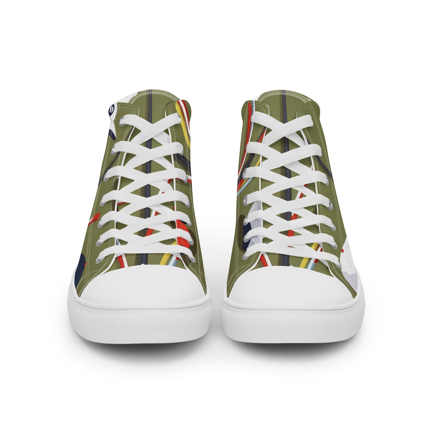 Men’s high top canvas shoes