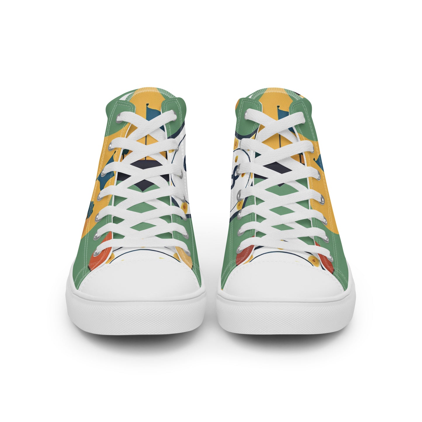 Men’s high top canvas shoes