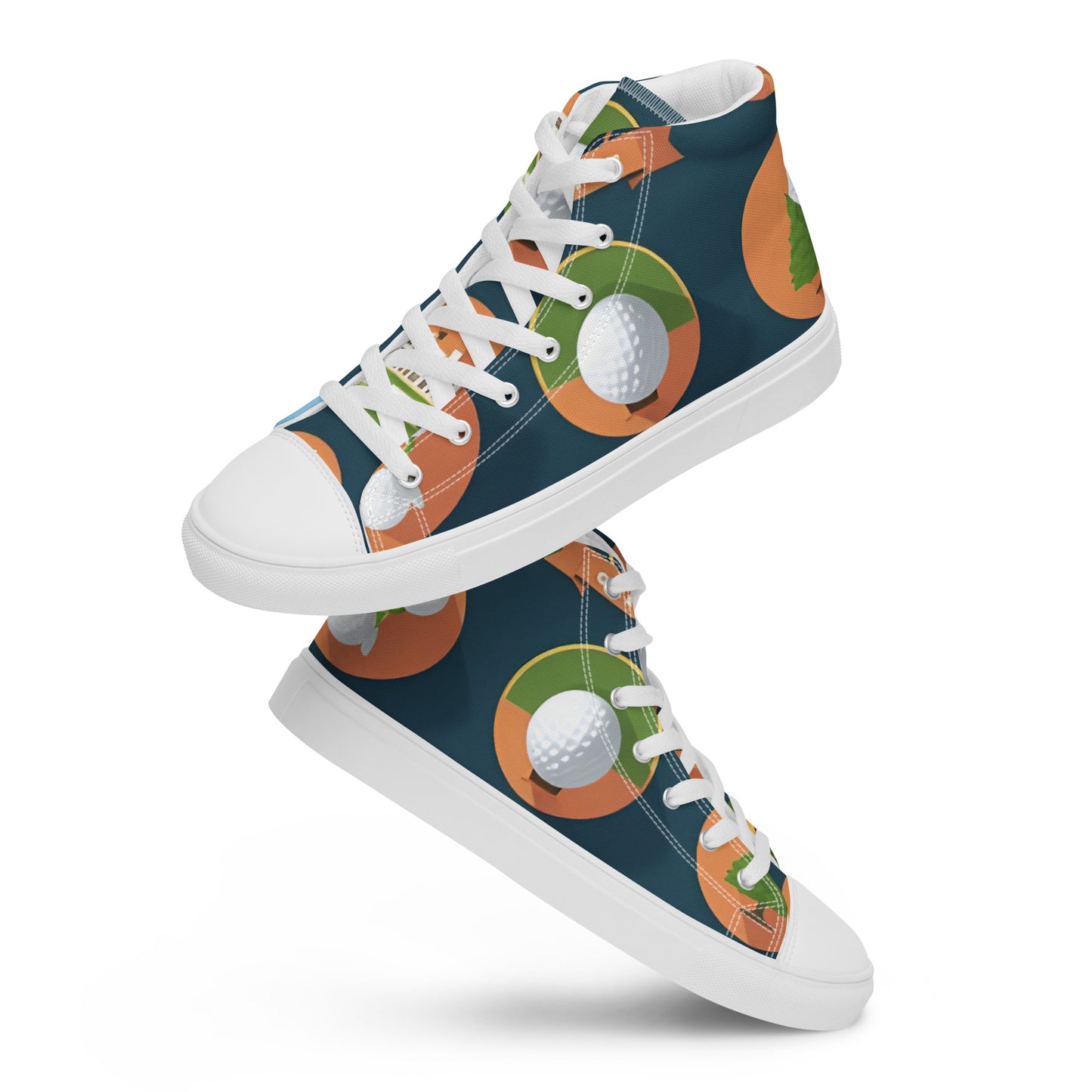 Men’s high top canvas shoes