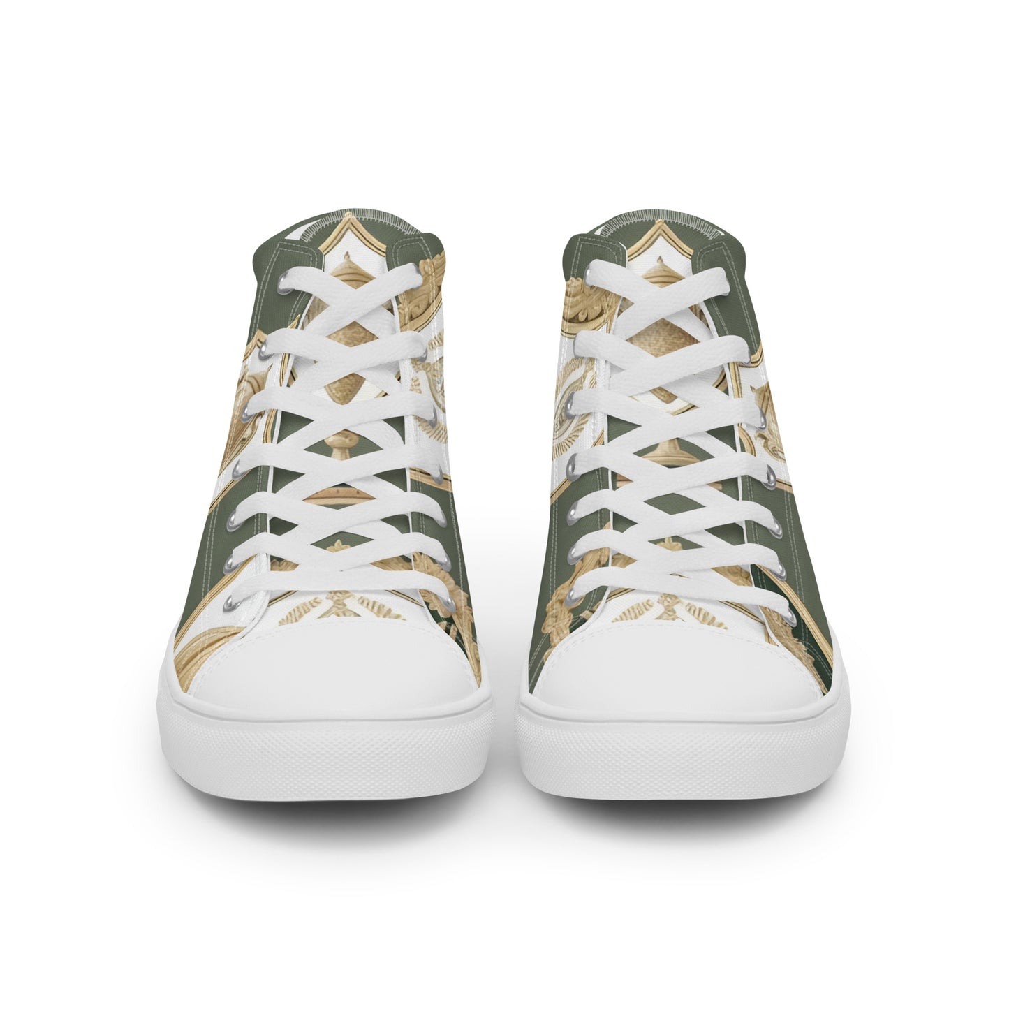 Men’s high top canvas shoes