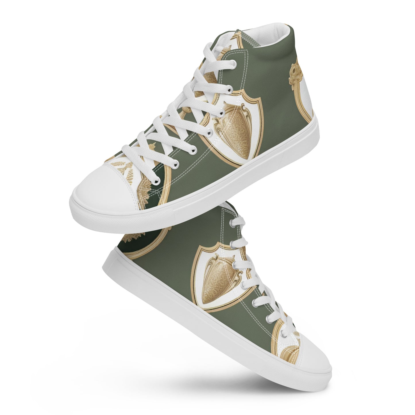 Men’s high top canvas shoes