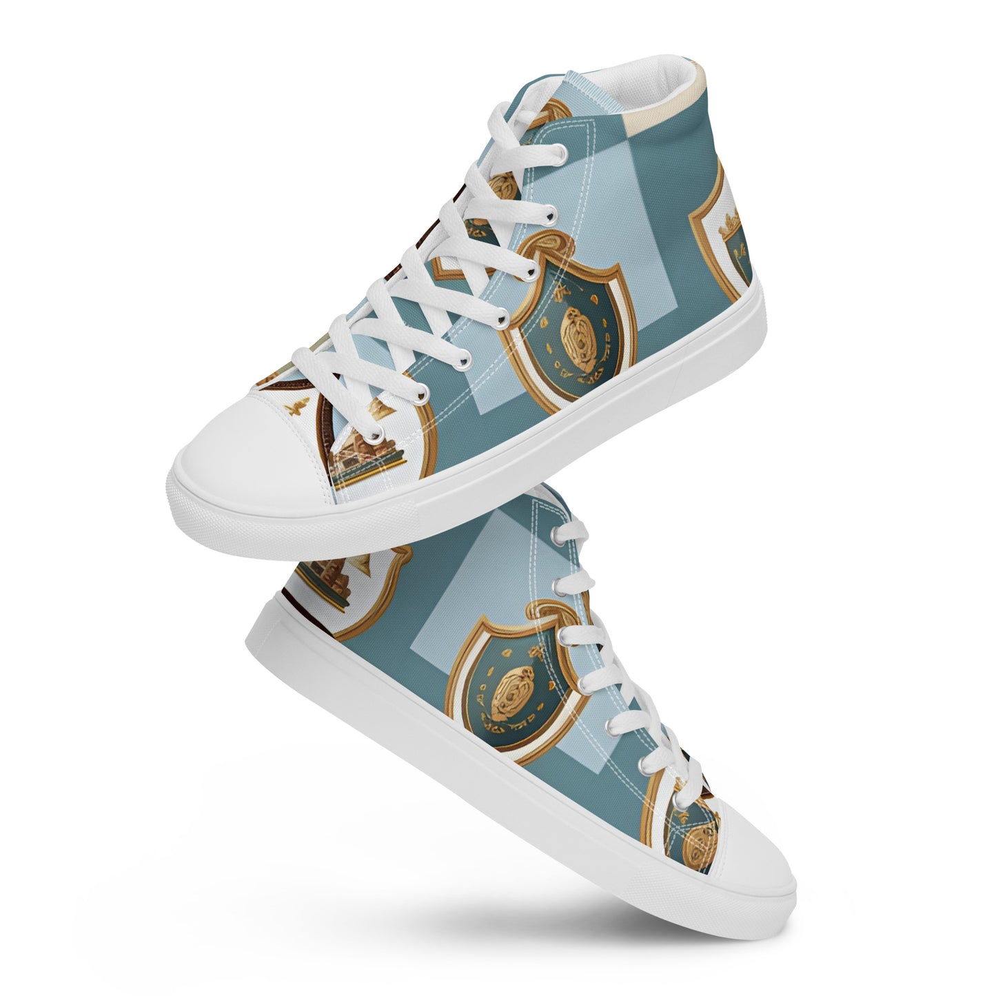 Men’s high top canvas shoes